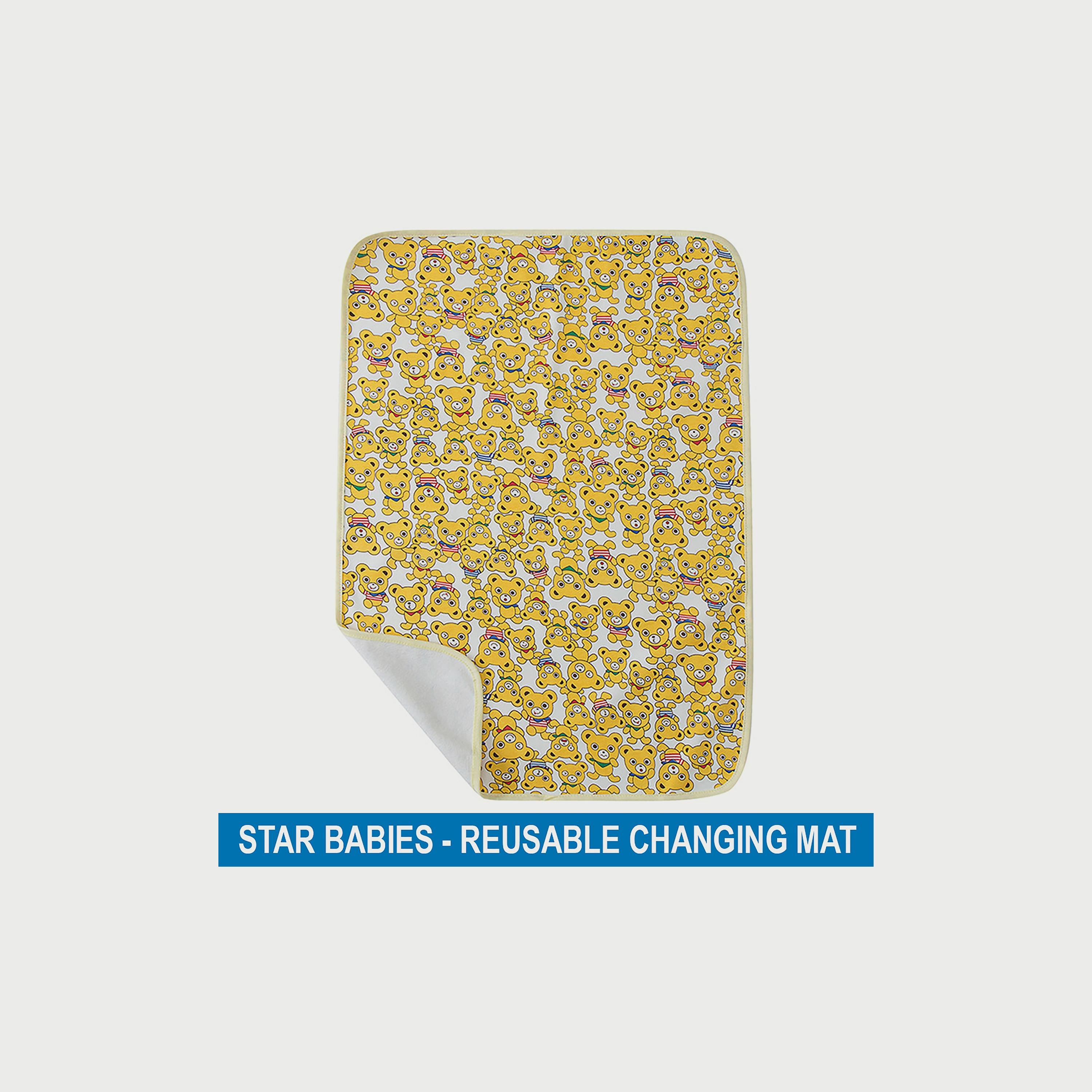 Star Babies Reusable Changing Mat - Bear-baby-diapering-changingmats-image-2