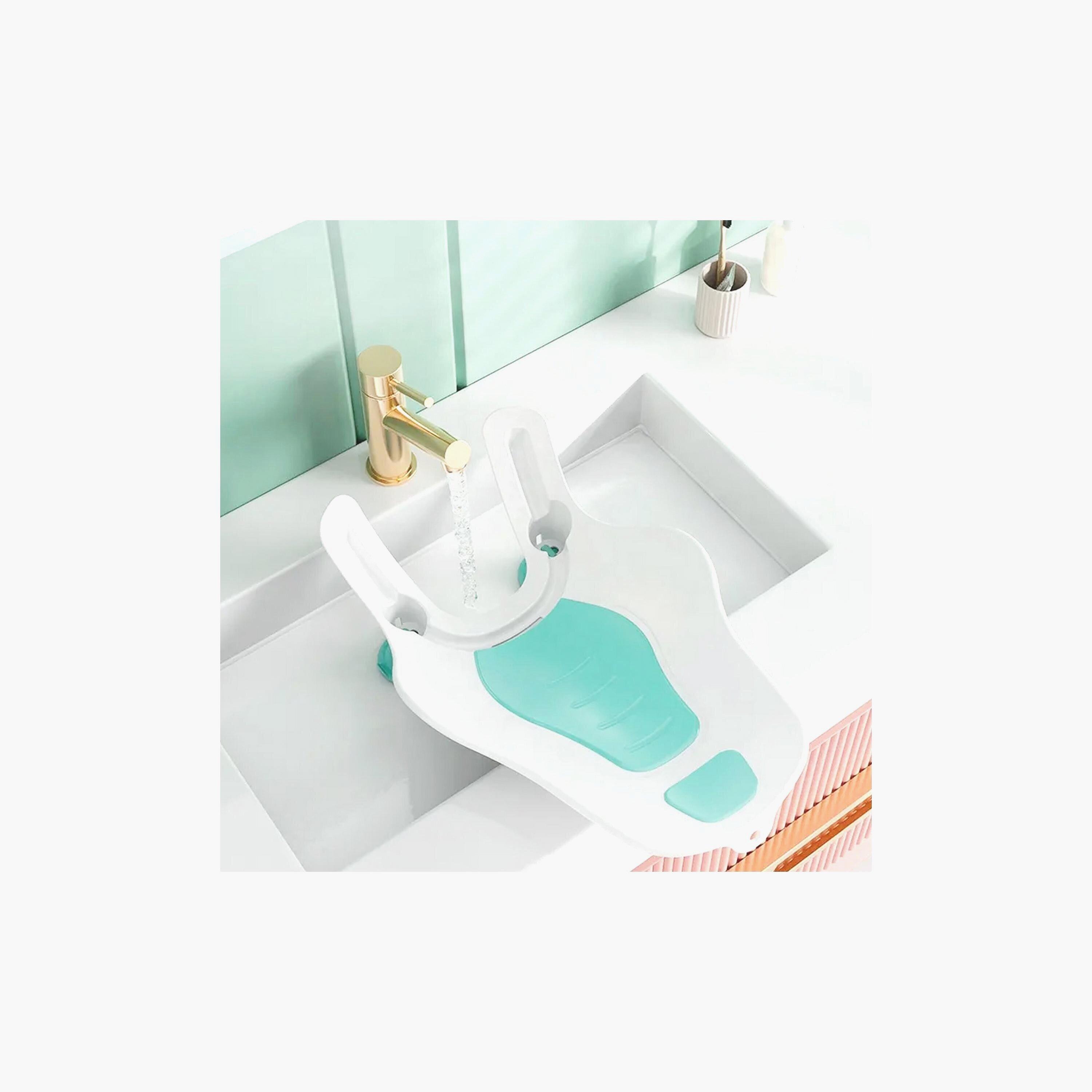 Star Babies Baby Sink Bather Sling, Green-baby-bathandcare-bathtubs-image-4