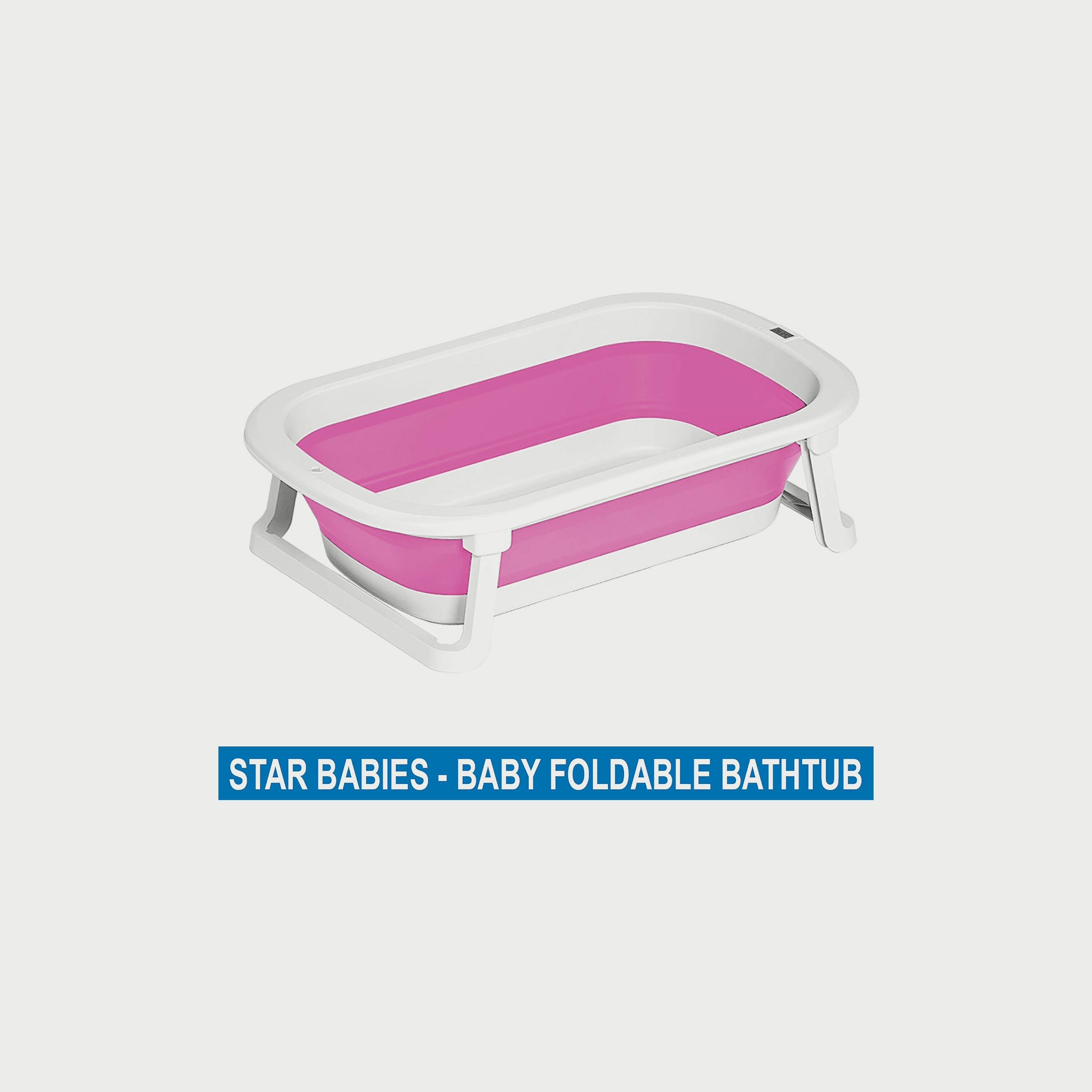 Star Babies Foldable Bath Tub-baby-bathandcare-bathtubs-image-3