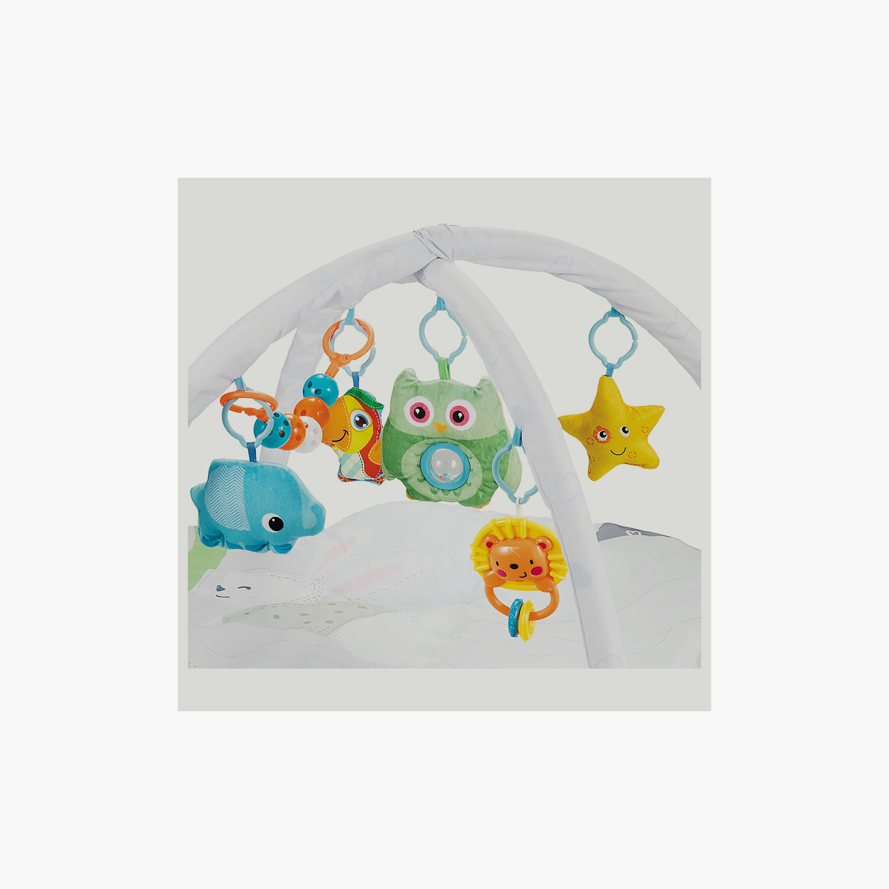Star Babies Baby Activity Game Mat, White-baby-infantactivity-playpensandplaymats-image-2