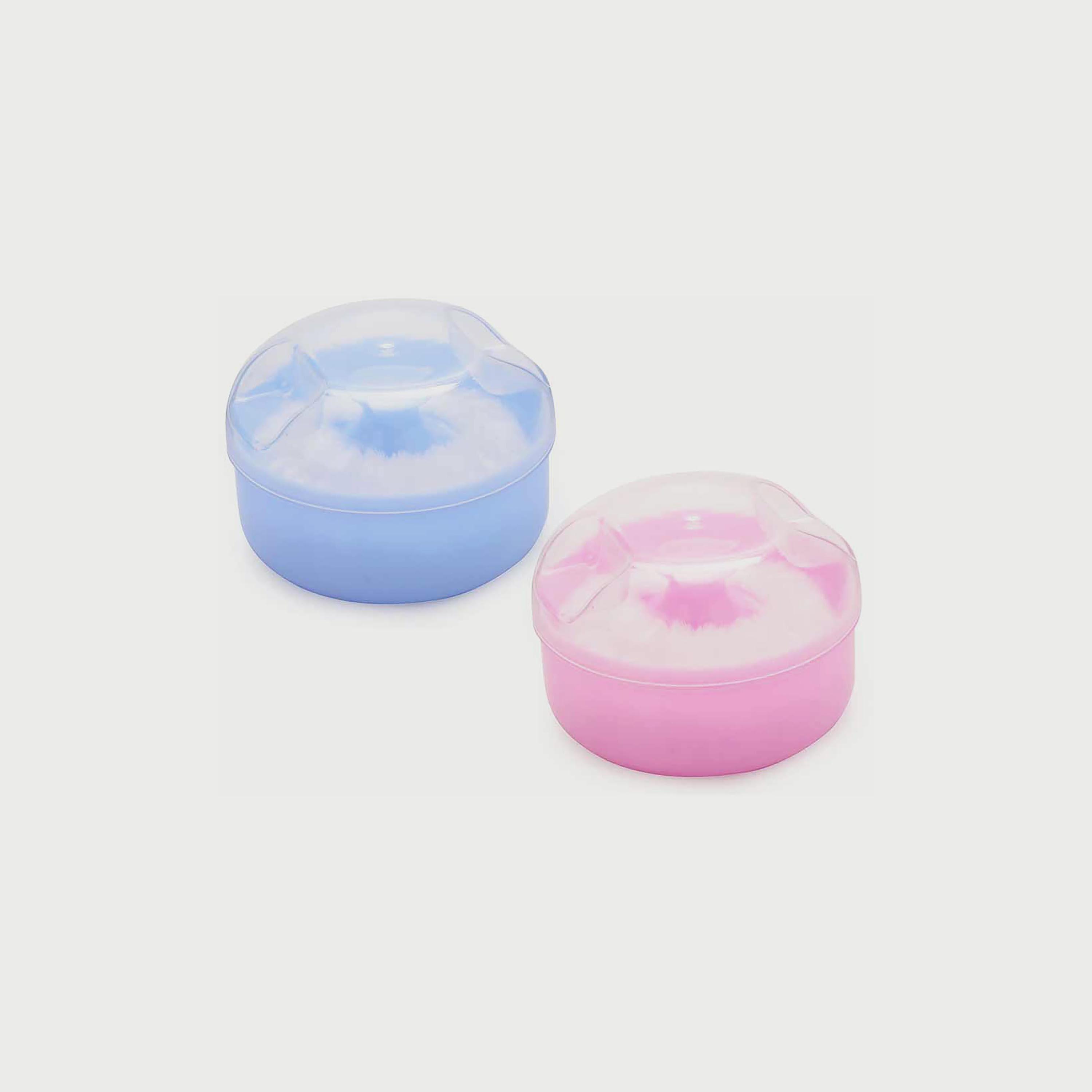Star Babies 2-Piece Baby Powder Puff, Blue/Pink-baby-bathandcare-hairbodyskincare-image-2