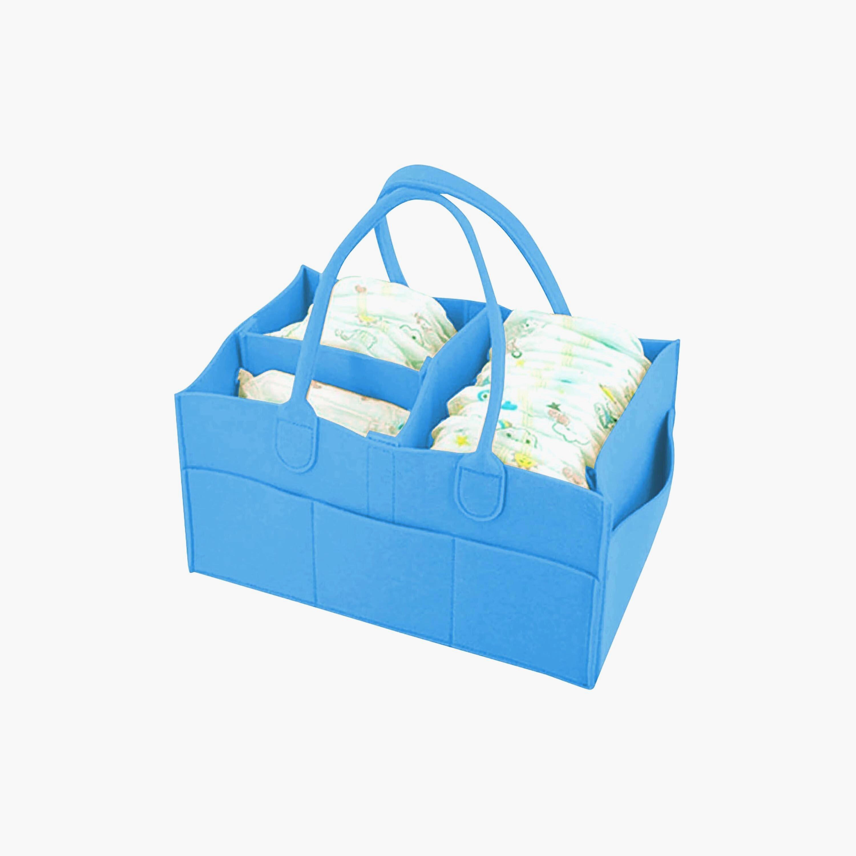 Star Babies Diaper Caddy Organizer, Blue-baby-diapering-diaperbags-image-2