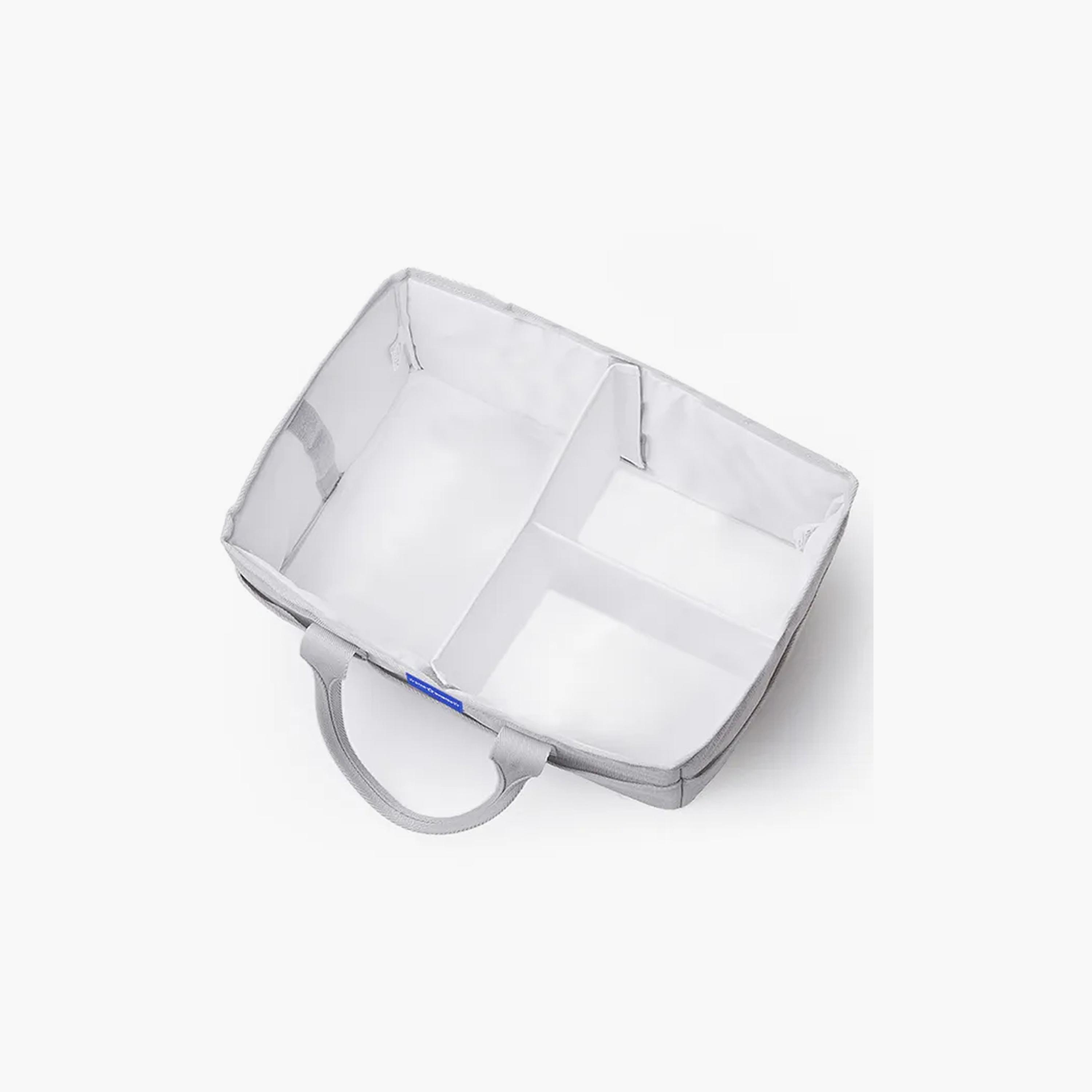 Star Babies 2-Piece Diaper Caddy Organizer, Light Grey-baby-gear-diaperbags-image-3