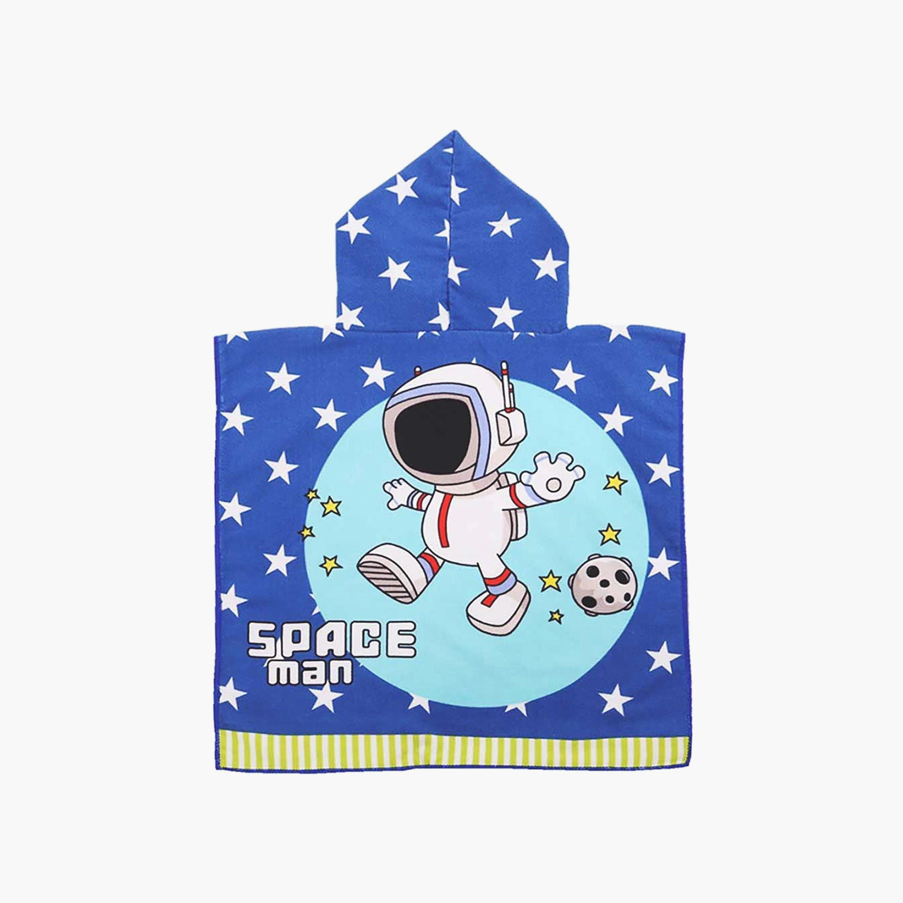 منشفة بقلنسوة مايكروفايبر من ستار بيبيز، رائد فضاء-baby-bathandcare-towels-image-2