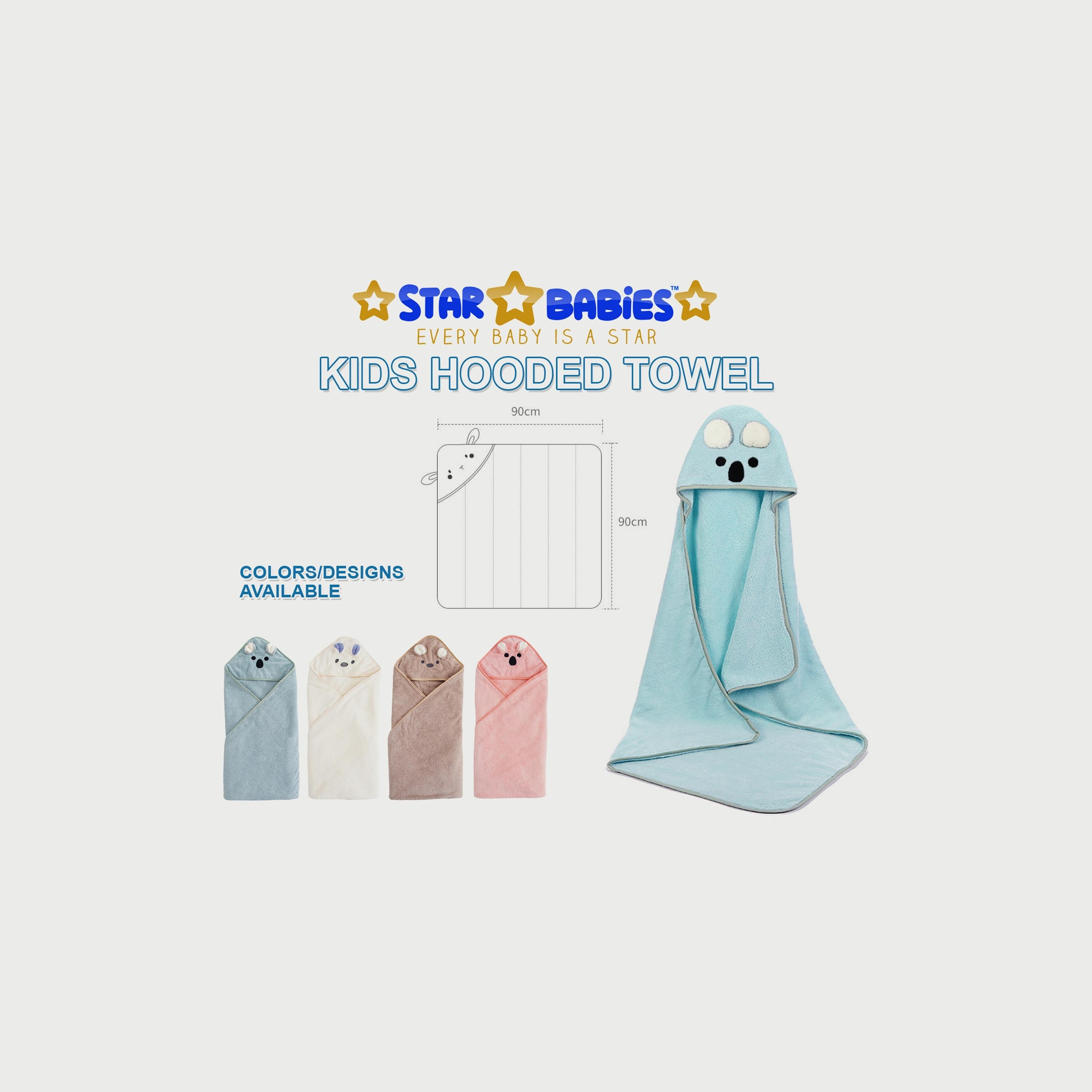 Star Babies Microfiber Hooded Towel-baby-bathandcare-towels-image-5