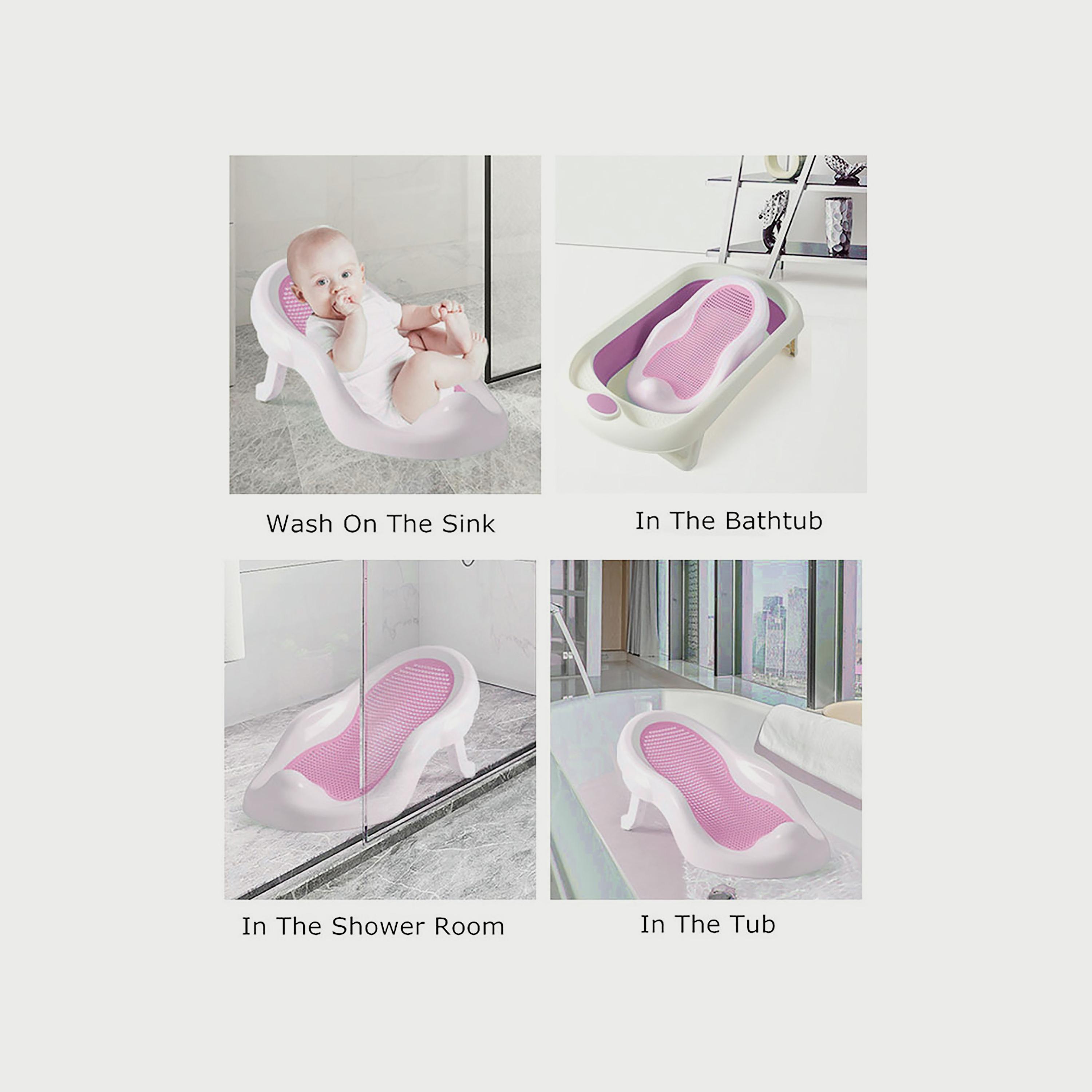 Star Babies Recline & Rinse Bather, Pink-baby-bathandcare-bathtubs-image-2