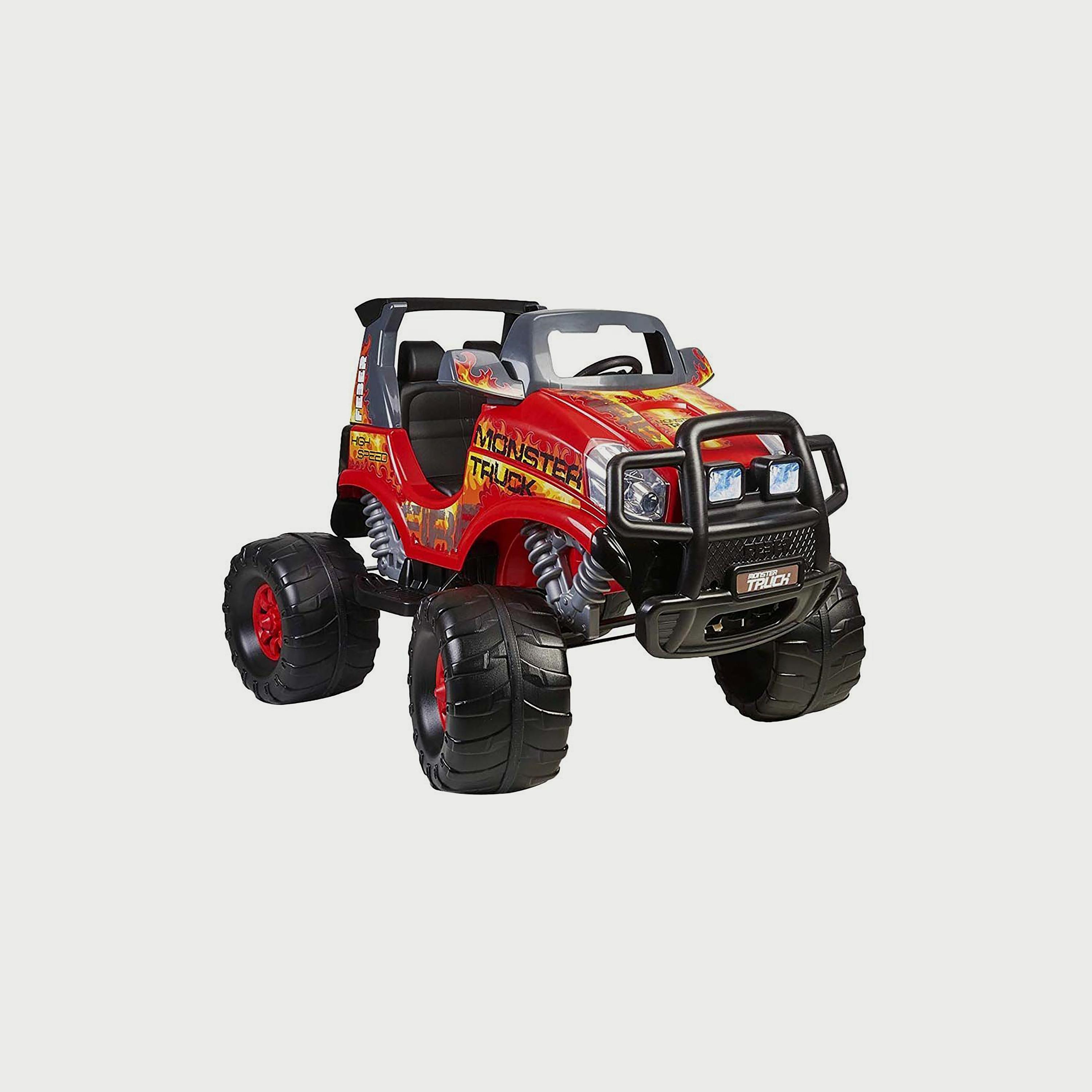 Feber Ride-On Monster Truck is the perfect gift for your little one! This ride-on truck is designed to provide your child with hours of fun and entertainment. It features a realistic design with a powerful motor, adjustable speed, and a comfortable seat. The truck is also equipped with a horn, headlights, and a music player to keep your child entertained. With its sturdy construction and durable materials, this ride-on truck is sure to last for years to come.-toys-outdoor-bikesandrideons-electricvehicles-image-1
