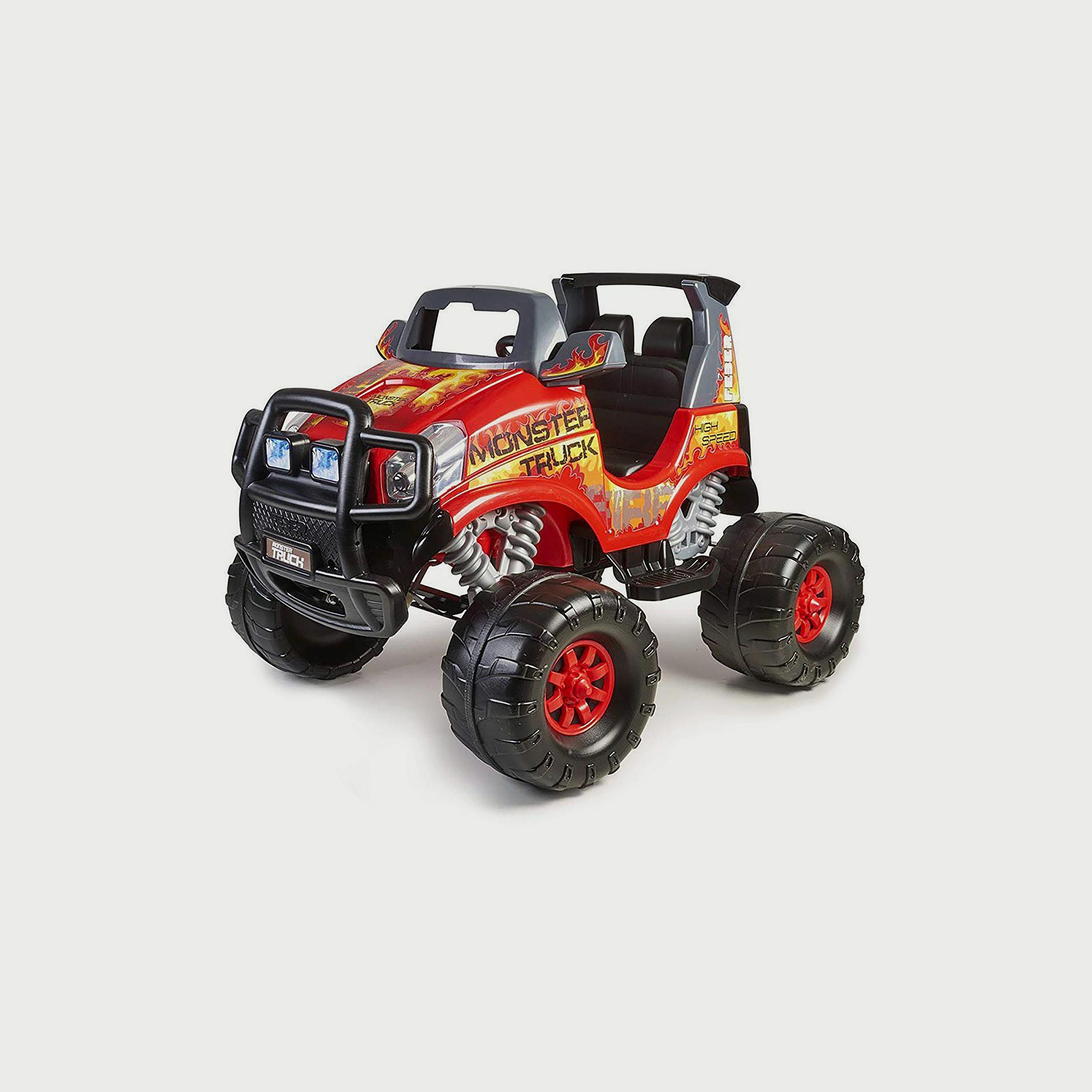 Feber Ride-On Monster Truck is the perfect gift for your little one! This ride-on truck is designed to provide your child with hours of fun and entertainment. It features a realistic design with a powerful motor, adjustable speed, and a comfortable seat. The truck is also equipped with a horn, headlights, and a music player to keep your child entertained. With its sturdy construction and durable materials, this ride-on truck is sure to last for years to come.-toys-outdoor-bikesandrideons-electricvehicles-image-2