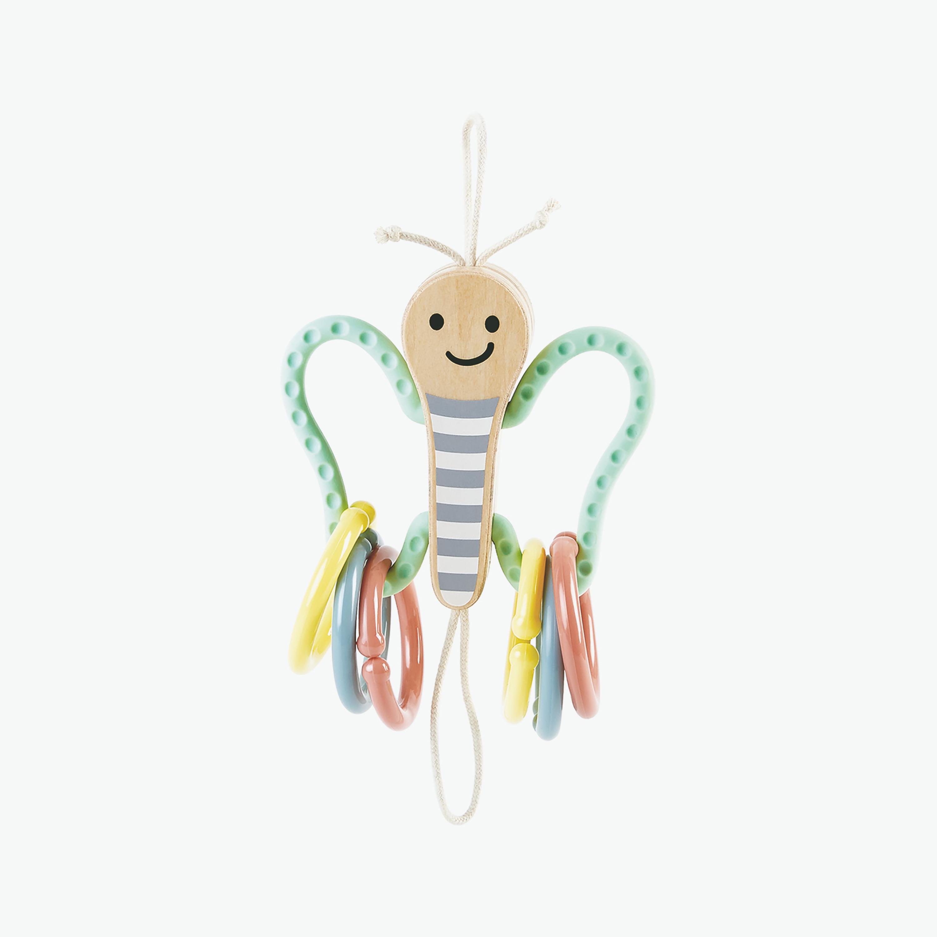 لعبة فراشة بحلقات لعربة الأطفال من هابي-toys-babyandtoddlertoys-strollertoys-image-1