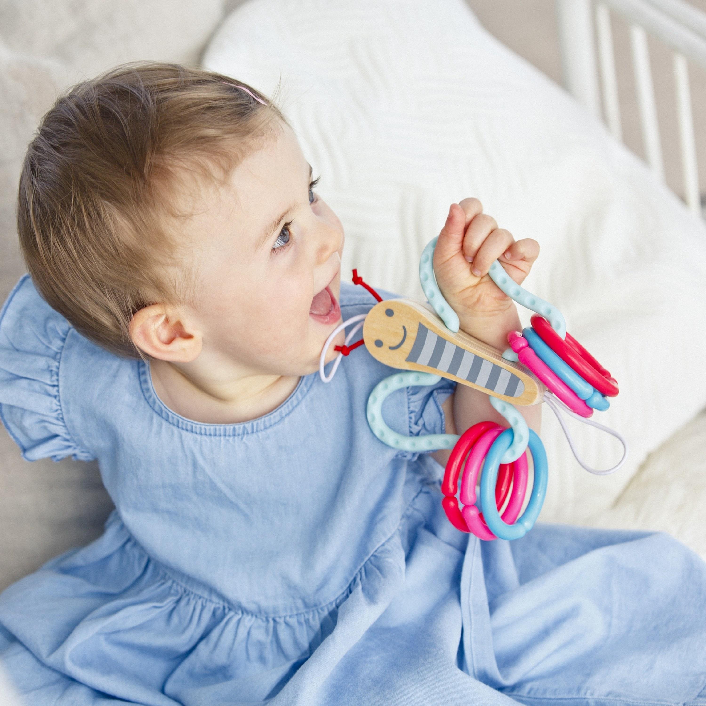 لعبة فراشة بحلقات لعربة الأطفال من هابي-toys-babyandtoddlertoys-strollertoys-image-4