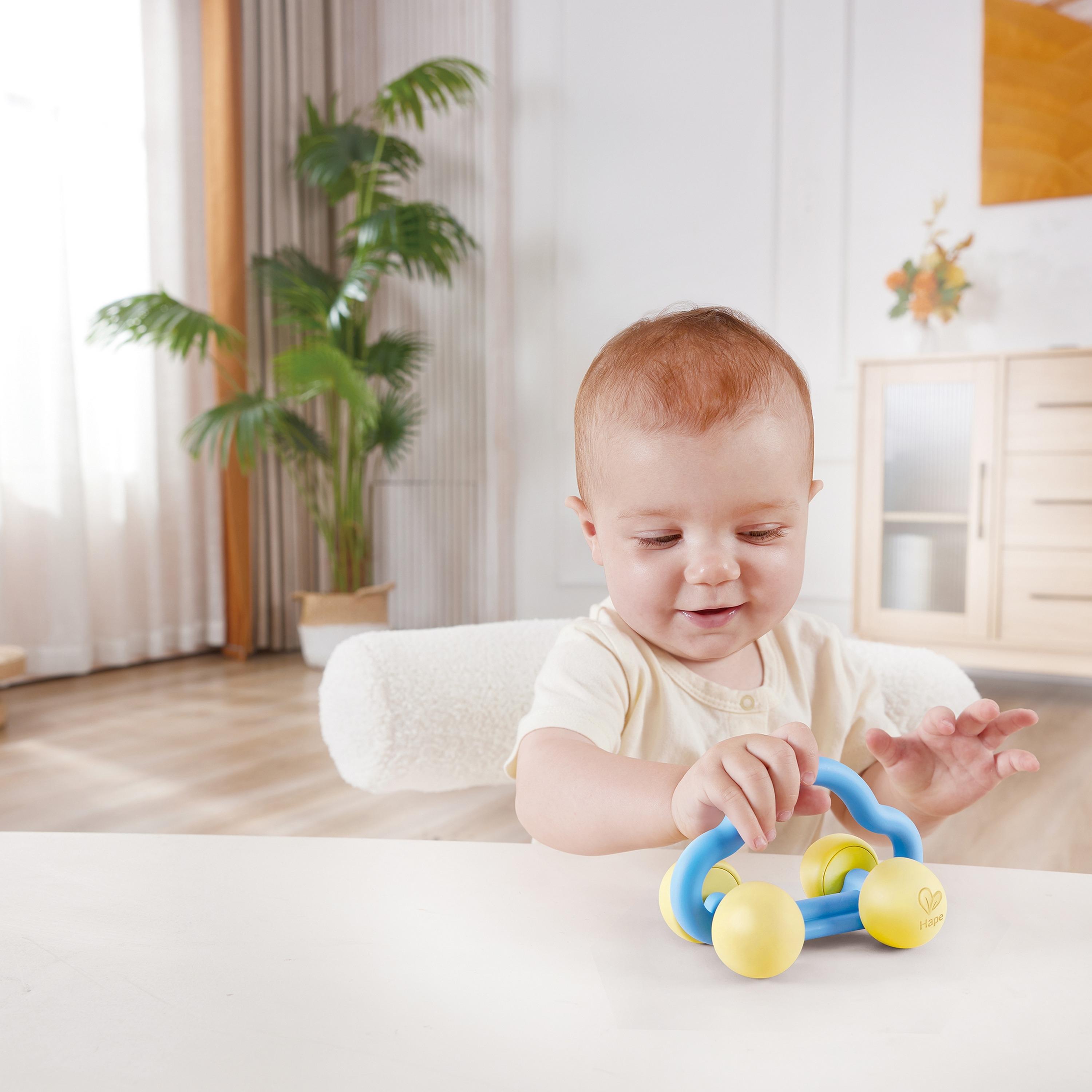Hape Rattle & Roll Toy Car-toys-babyandtoddlertoys-rattlesandteethers-image-3