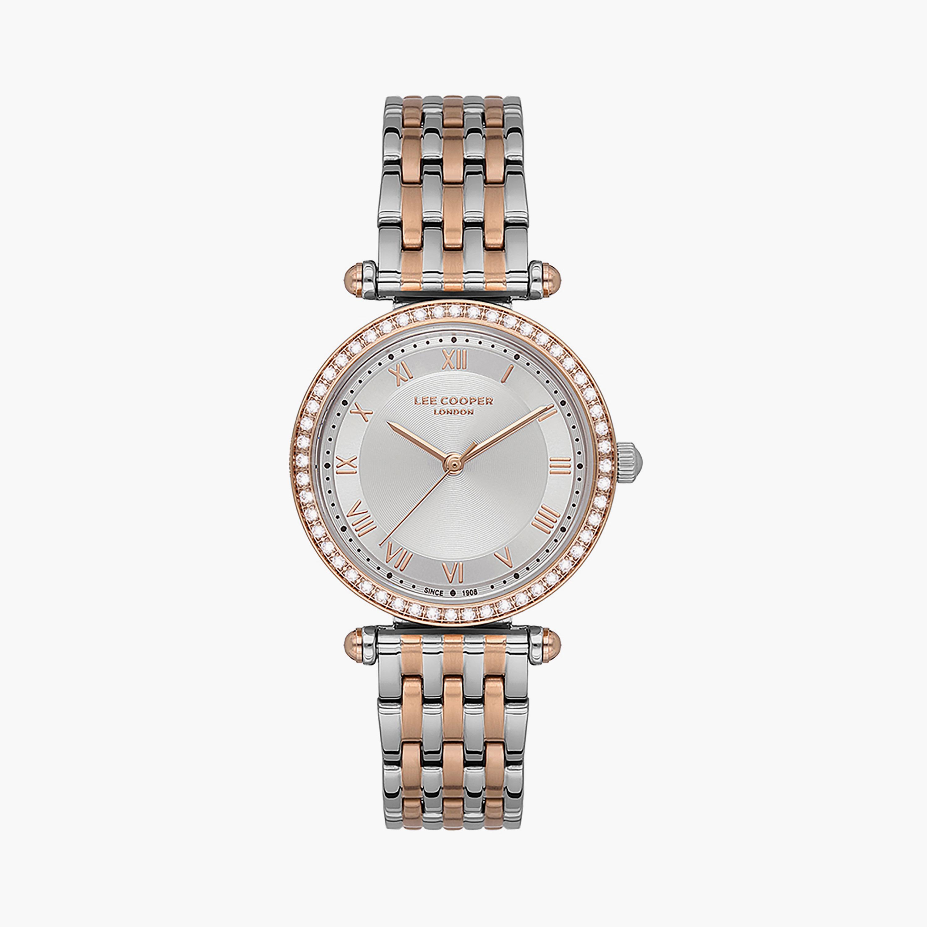  LC07136.530 | ساعة لي كوبر ذات أنالوج فضي بسوار من ستانلس ستيل-women-watchesandjewellery-watches-image-1