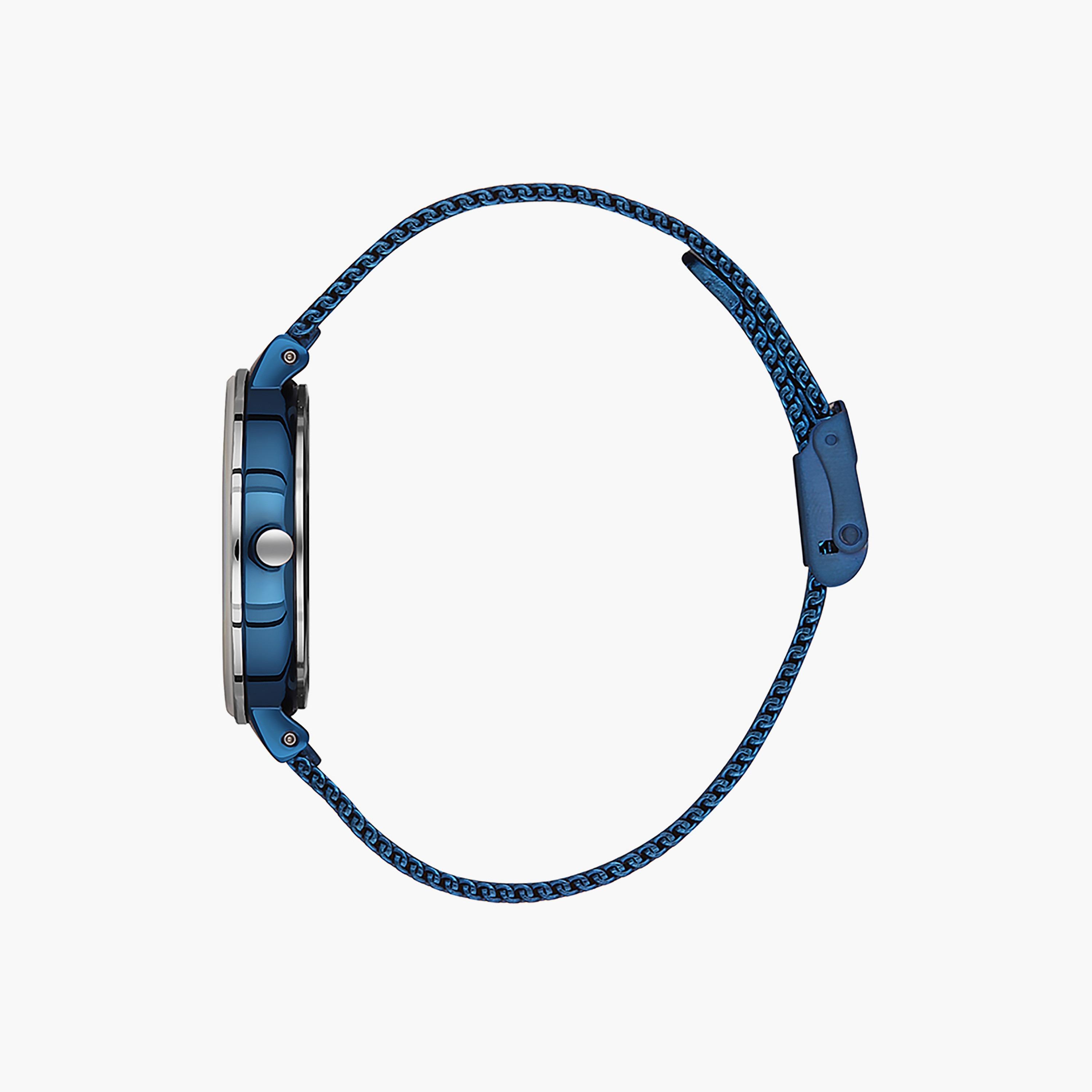  LC07056.990 | ساعة لي كوبر نسائية ذو انالوج بلون أزرق مع سوار شبكي-women-watchesandjewellery-watches-image-2