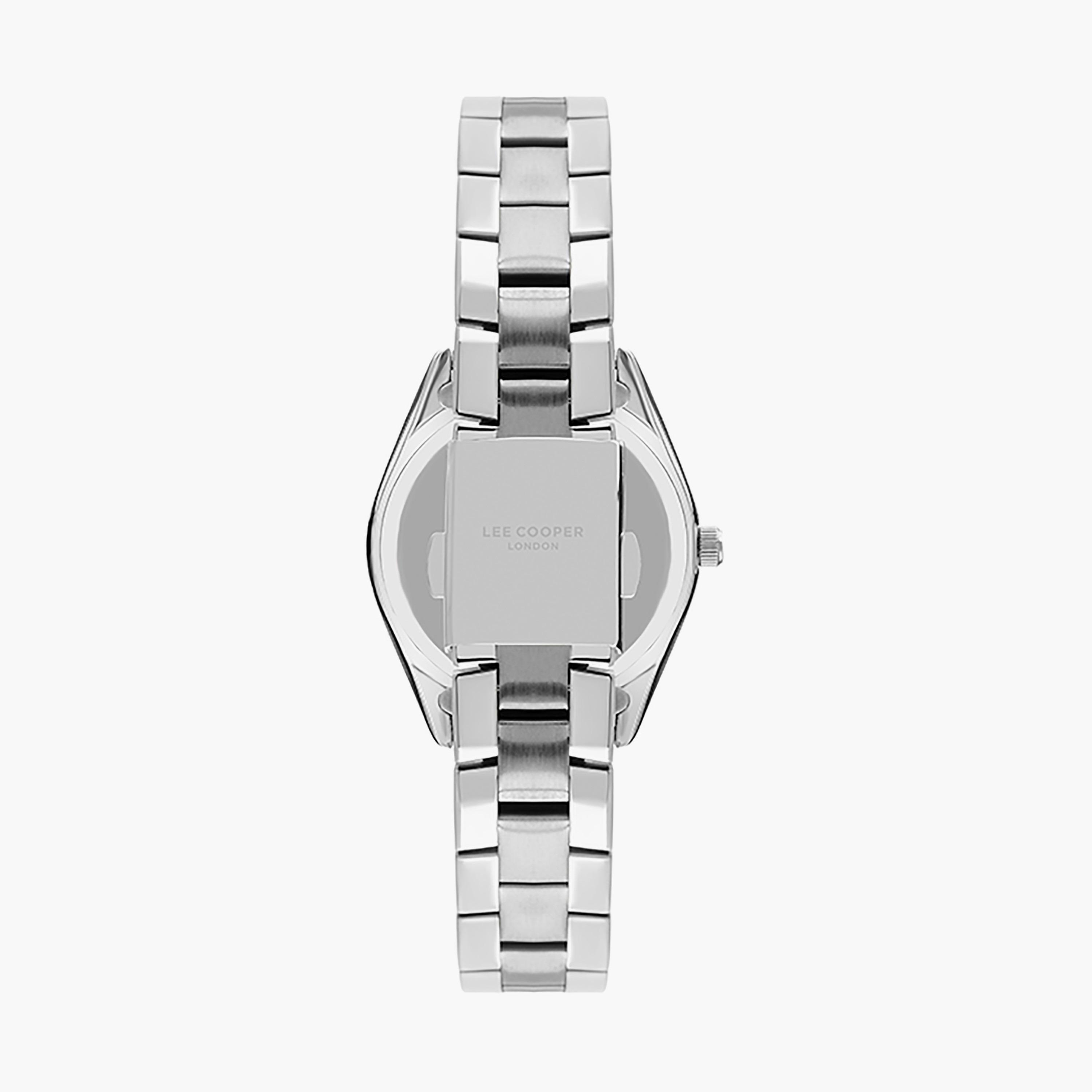  ساعة يد أنالوج باللون الفضي وسوار الستانلس ستيل من لي كوبر LC07453.330-women-watchesandjewellery-watches-image-3