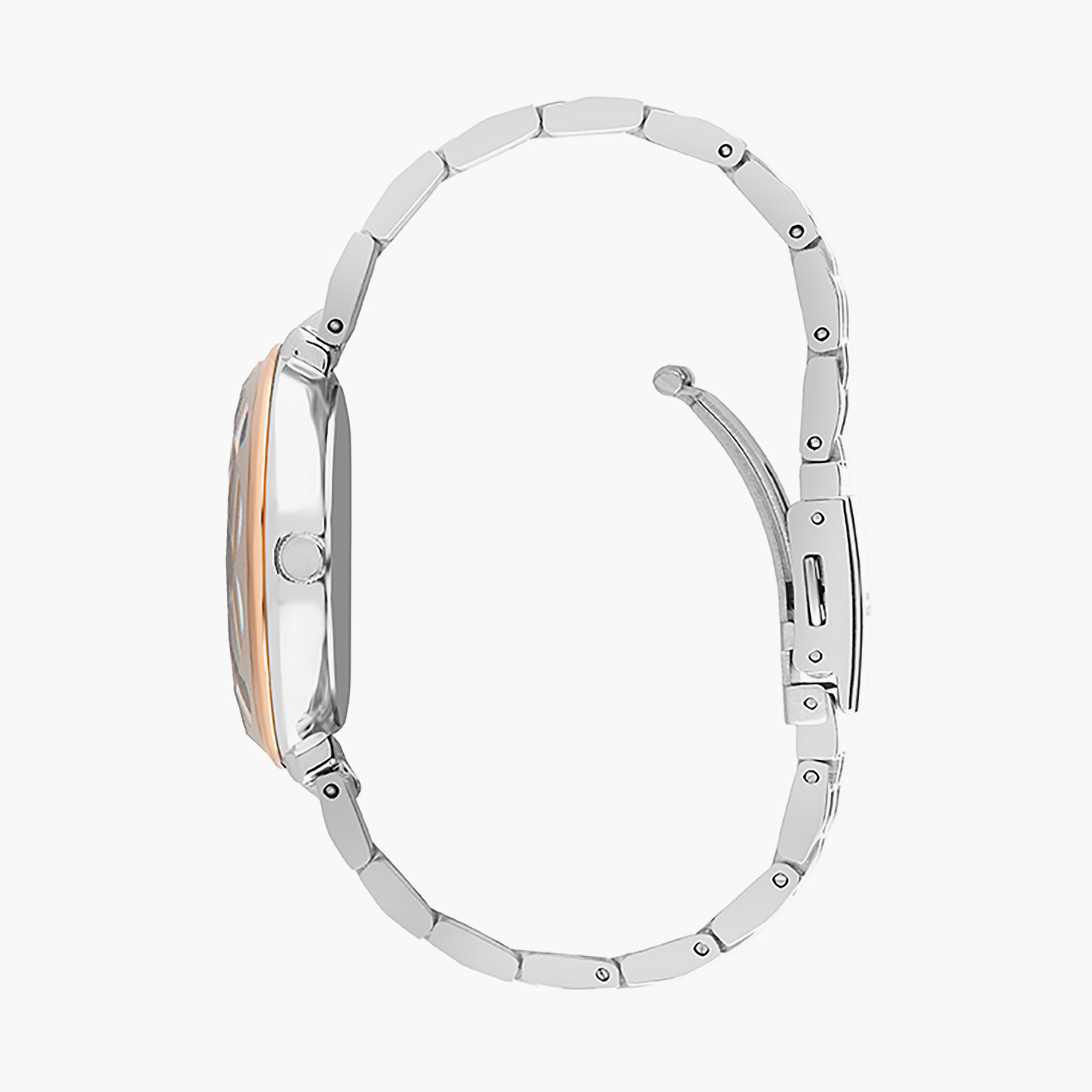  ساعة يد أنالوج باللون الفضي وسوار الستانلس ستيل من لي كوبر LC07502.530-women-watchesandjewellery-watches-image-2