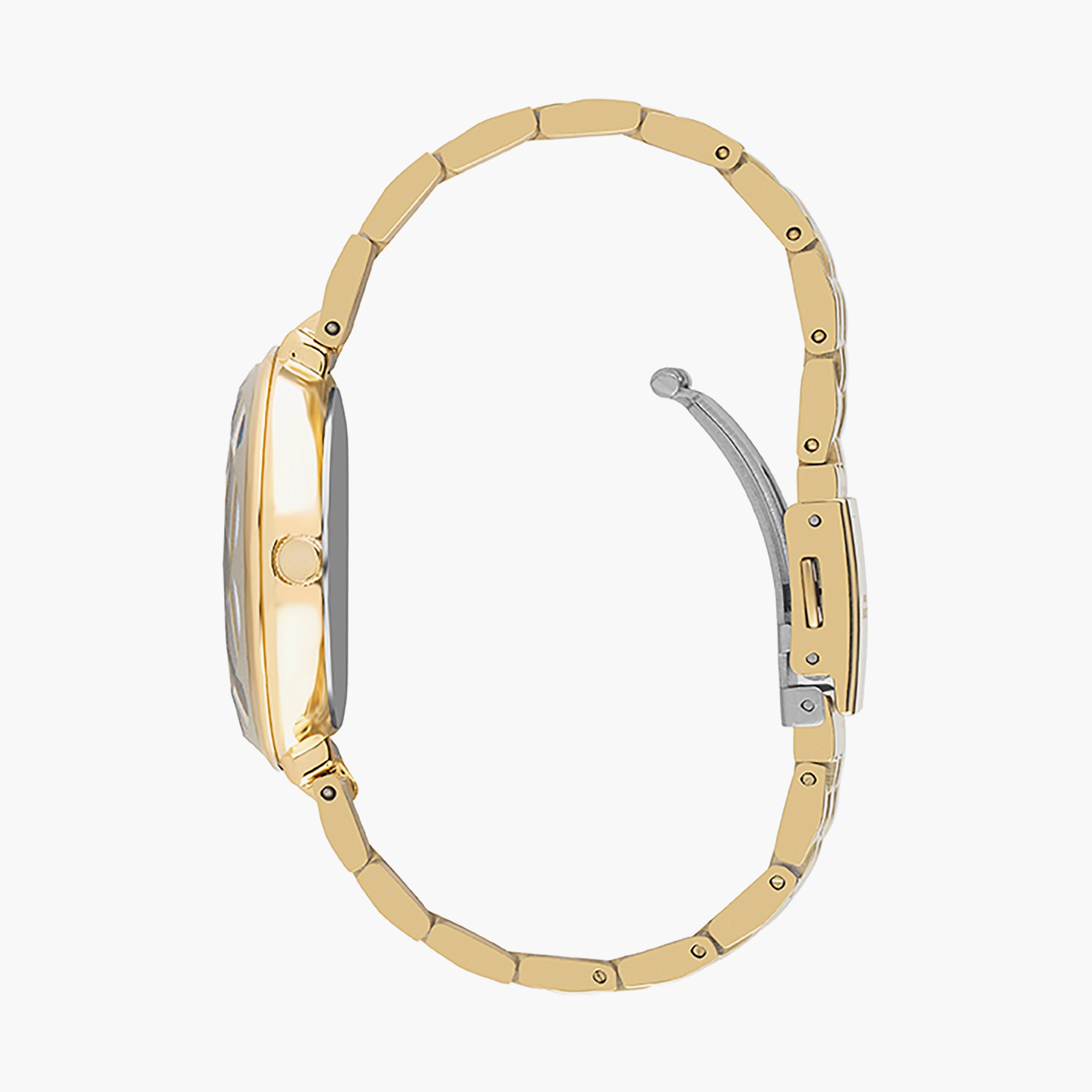  ساعة يد أنالوج باللون الذهبي وسوار الستانلس ستيل من لي كوبر LC07502.120-women-watchesandjewellery-watches-image-2