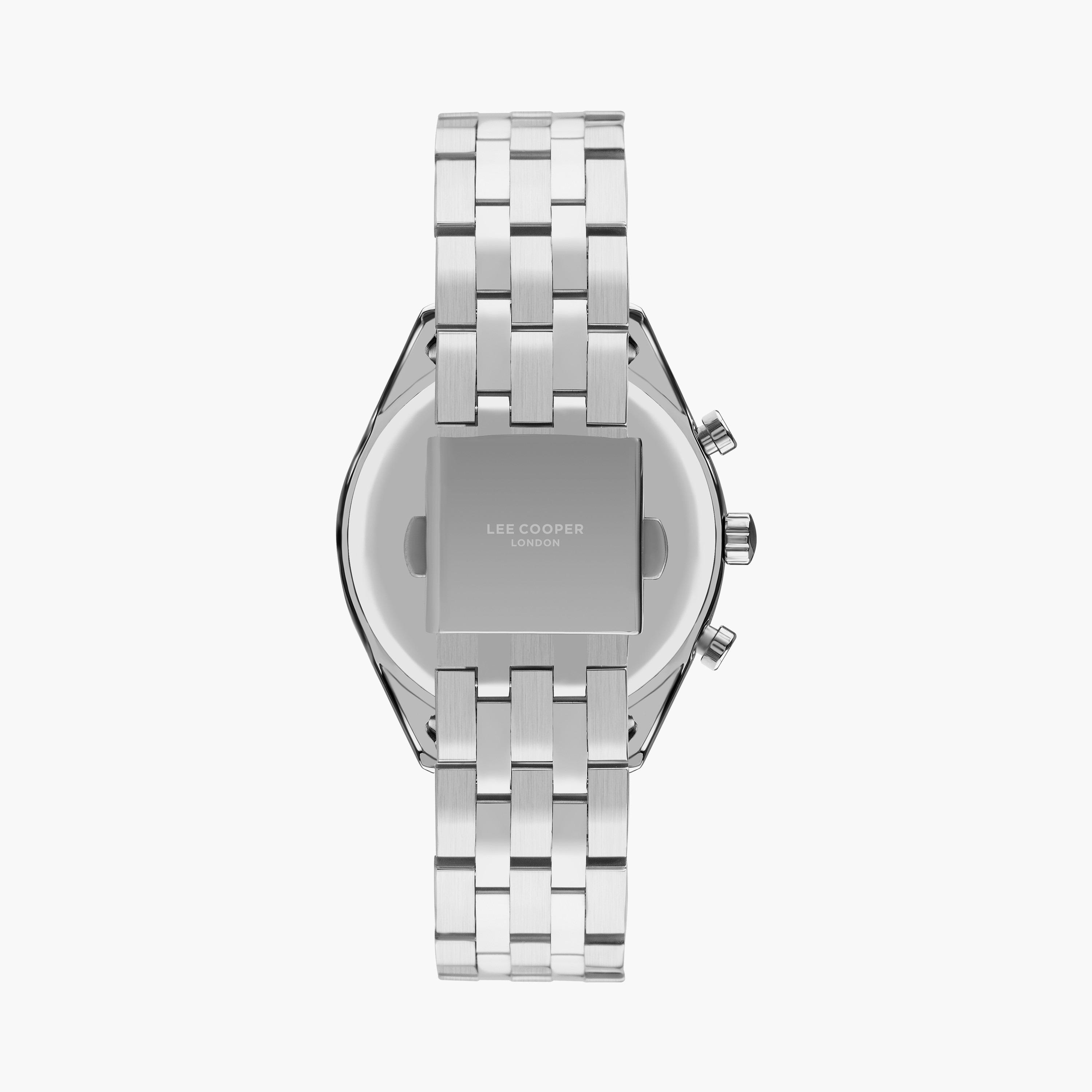 Lee Cooper Men Silver Chronograph Stainless Steel Strap Watch | LC07533.370-men-watchesandjewellery-watches-image-3