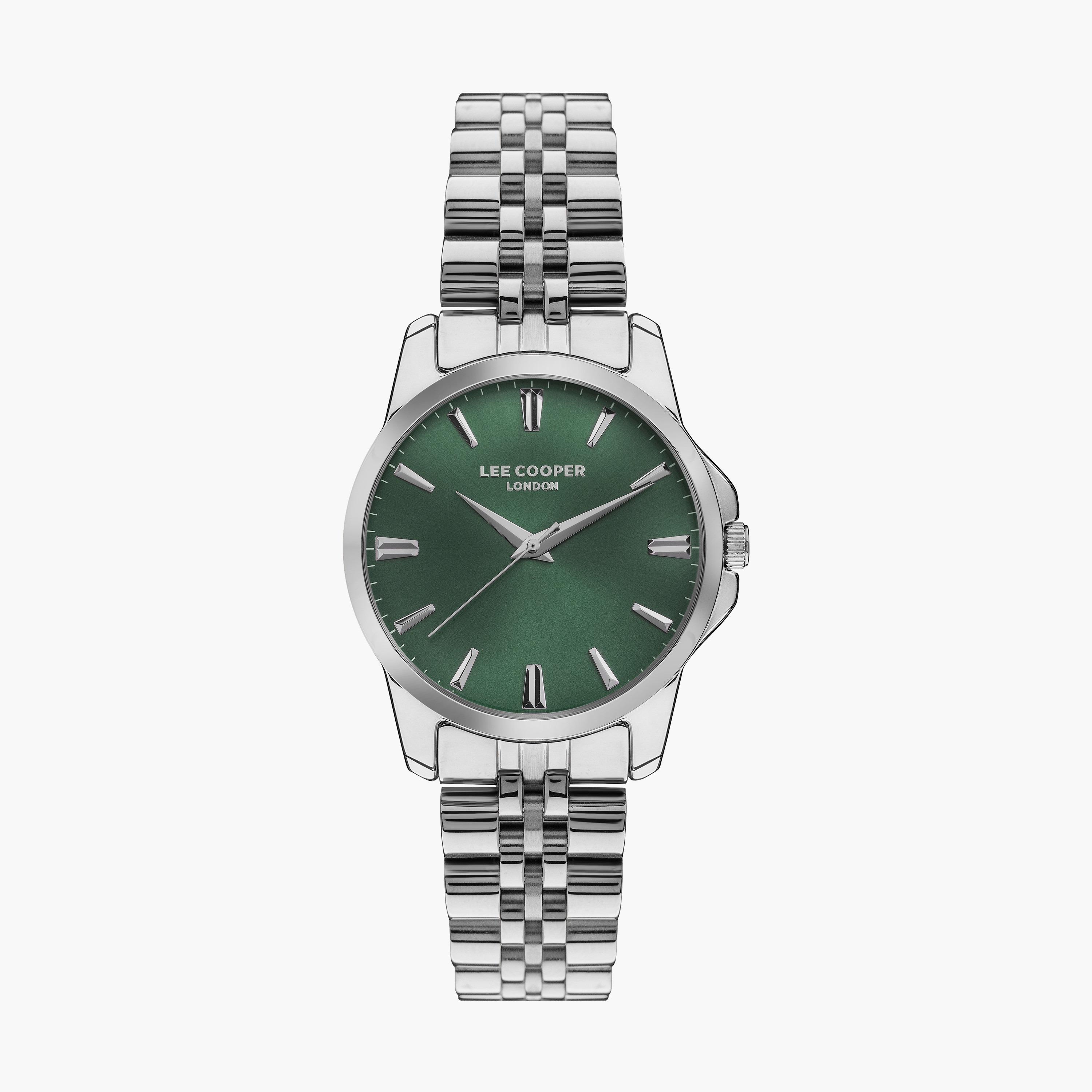  ساعة يد أنالوج باللون الفضي وسوار الستانلس ستيل من لي كوبر LC07442.370-women-watchesandjewellery-watches-image-1