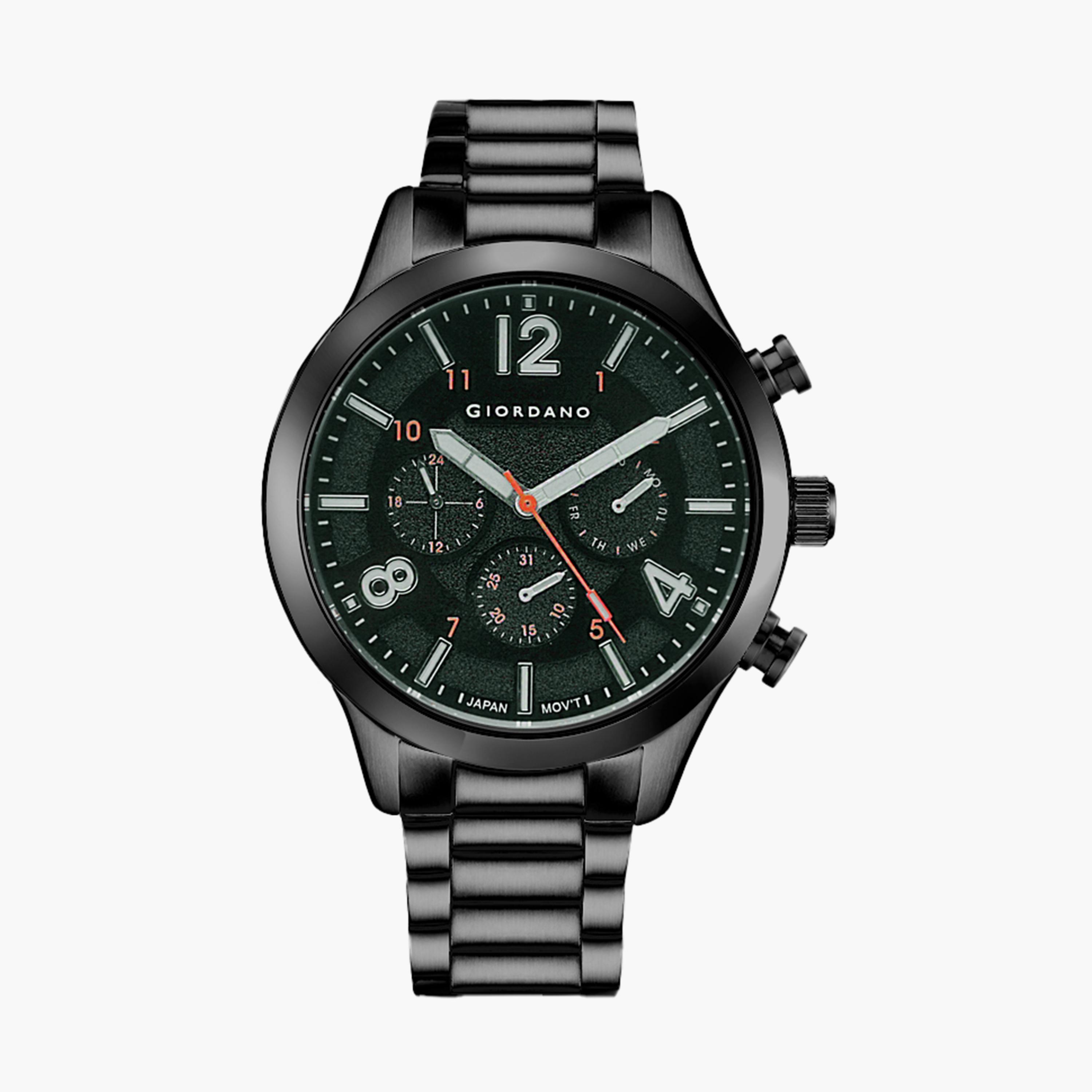 ساعة جيوردانو للرجال كرونوغراف بسوار من الستانلس ستيل | جي دي-1198-44-men-watchesandjewellery-watches-image-1