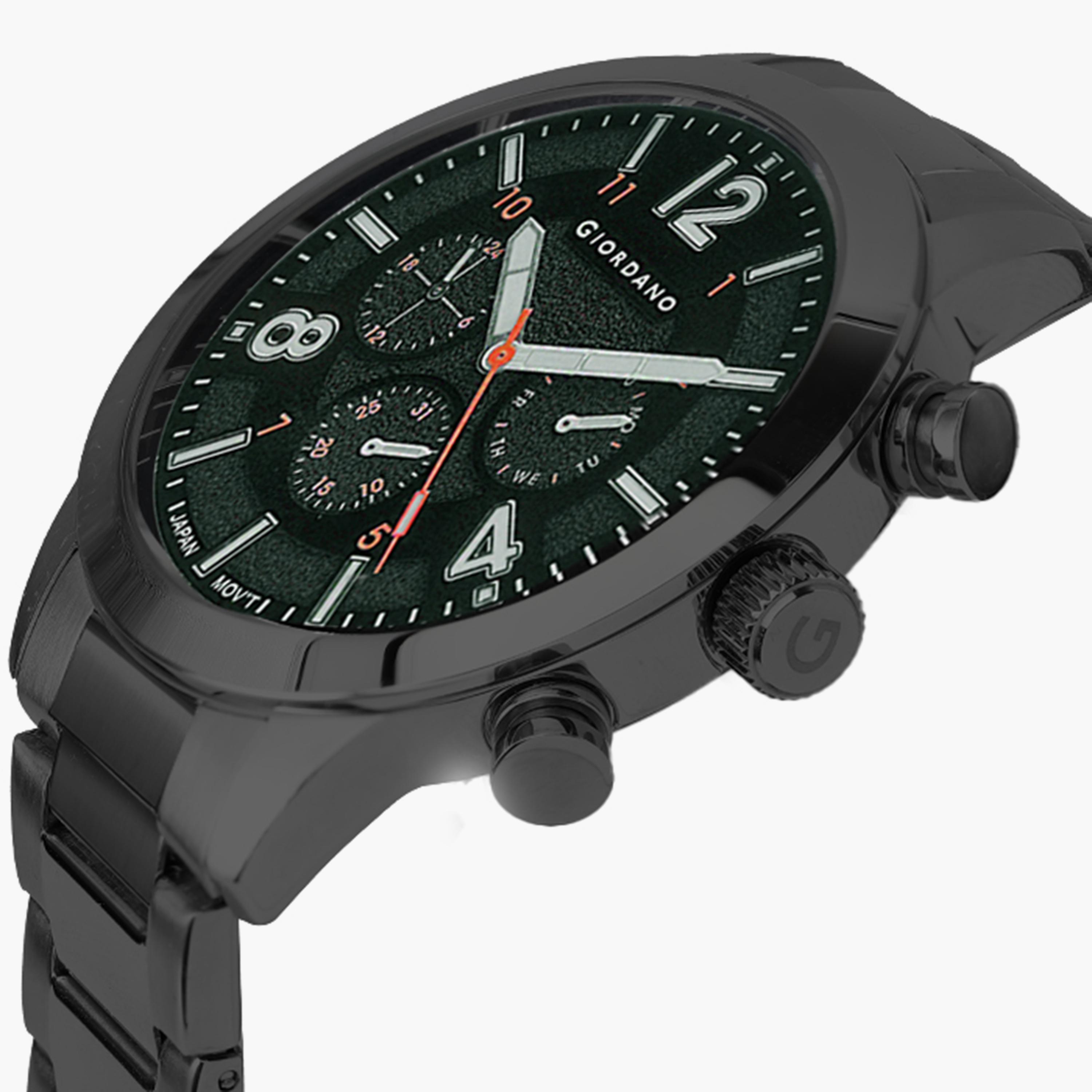 ساعة جيوردانو للرجال كرونوغراف بسوار من الستانلس ستيل | جي دي-1198-44-men-watchesandjewellery-watches-image-2
