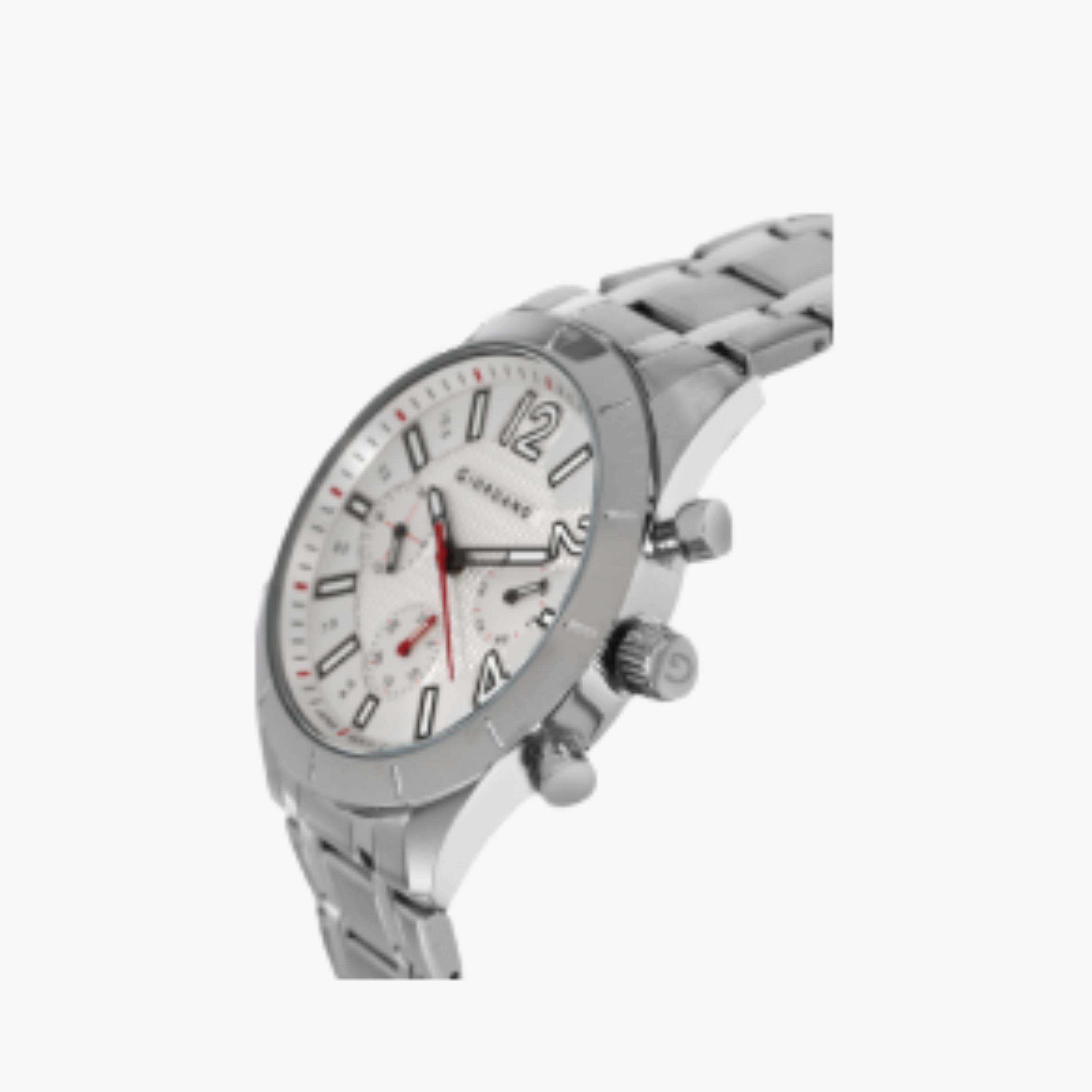 ساعة جيوردانو للرجال كرونوغراف فضي بسوار ستانلس ستيل | جي دي-1199-11-men-watchesandjewellery-watches-image-2