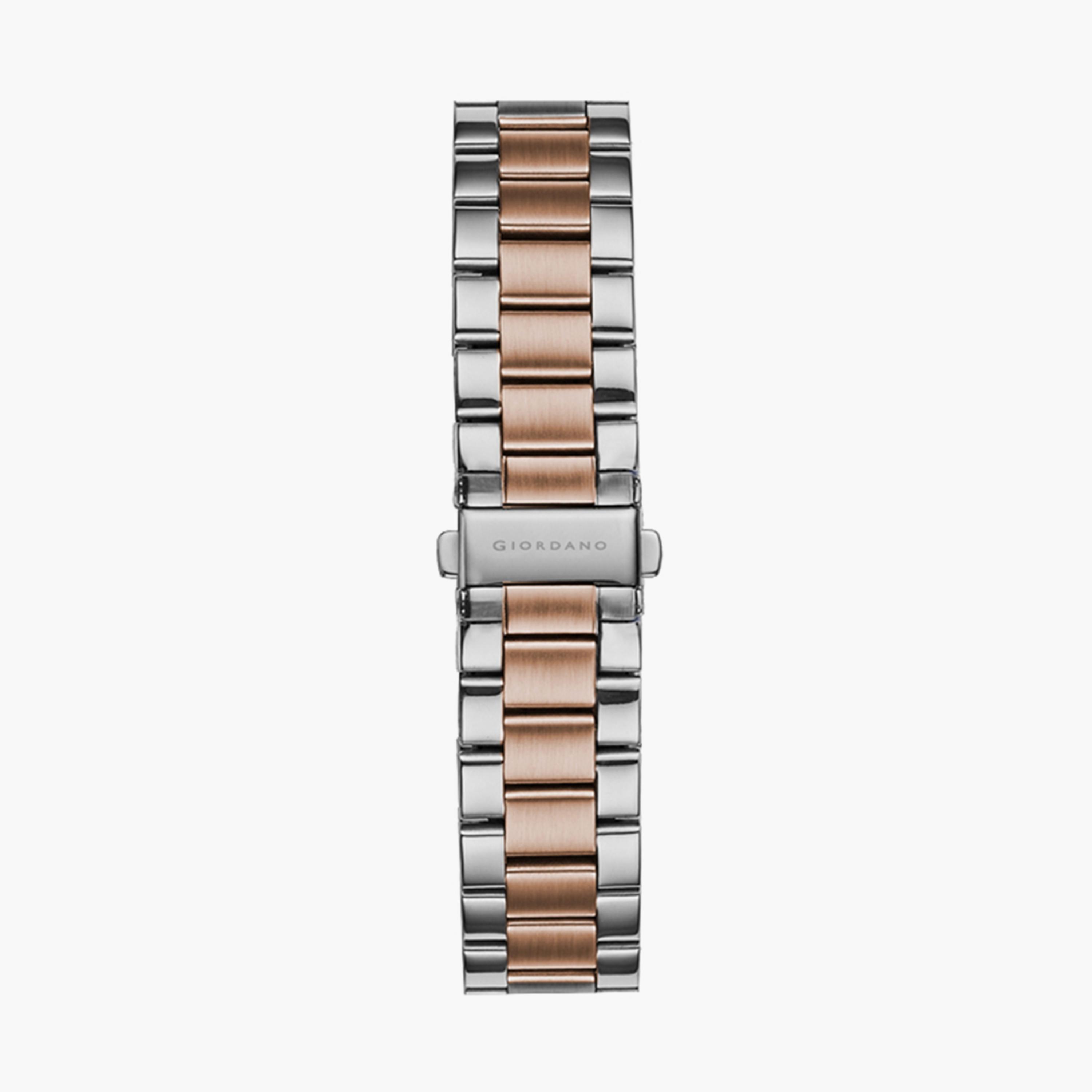 Giordano Men's Silver & Rose Gold Chronograph Stainless Steel Strap Watch | GD-1177-55-MP-men-watchesandjewellery-watches-image-3
