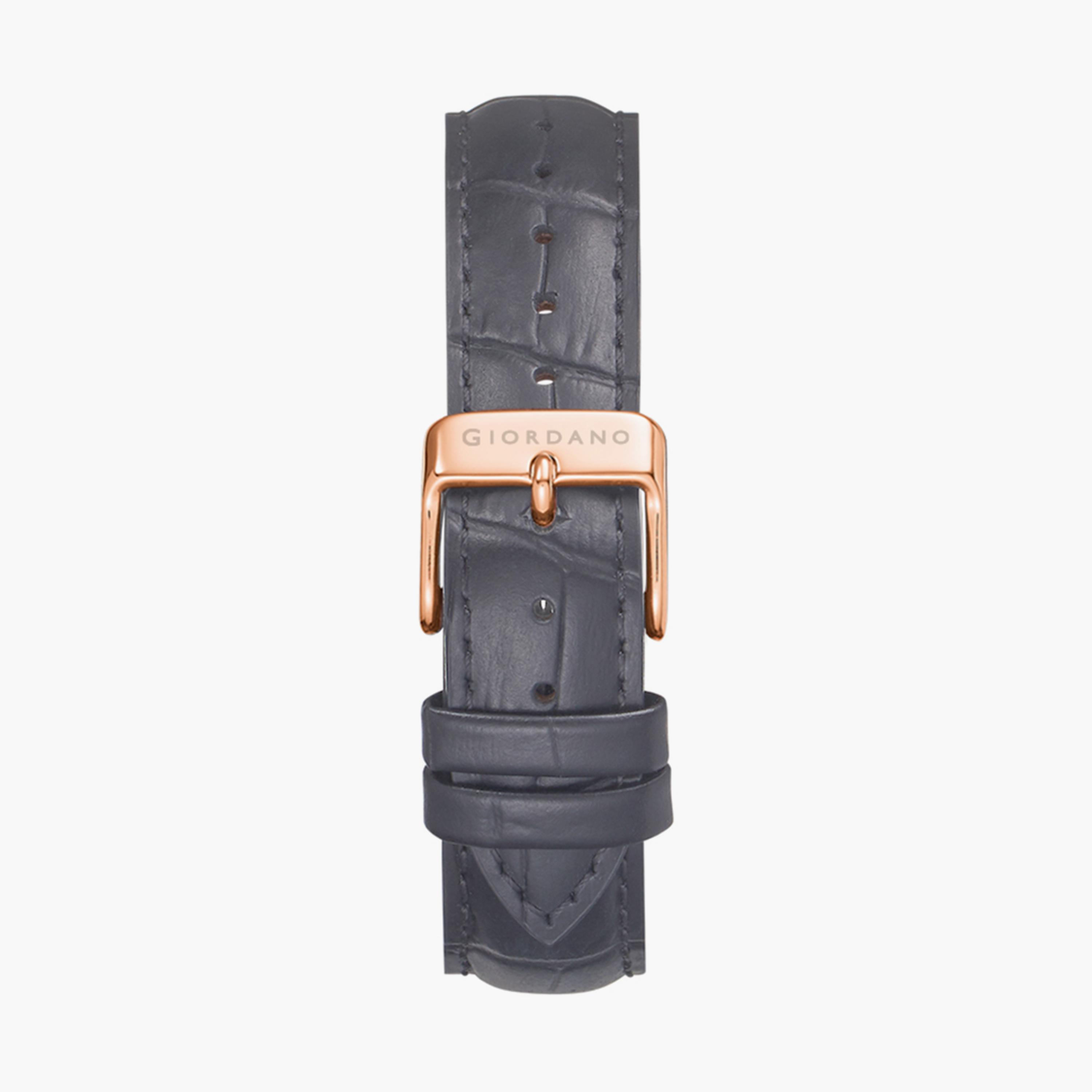 ساعة جيوردانو للرجال كرونوغراف بسوار جلدي باللون الرمادي | جي دي-1178-04-مب-men-watchesandjewellery-watches-image-3