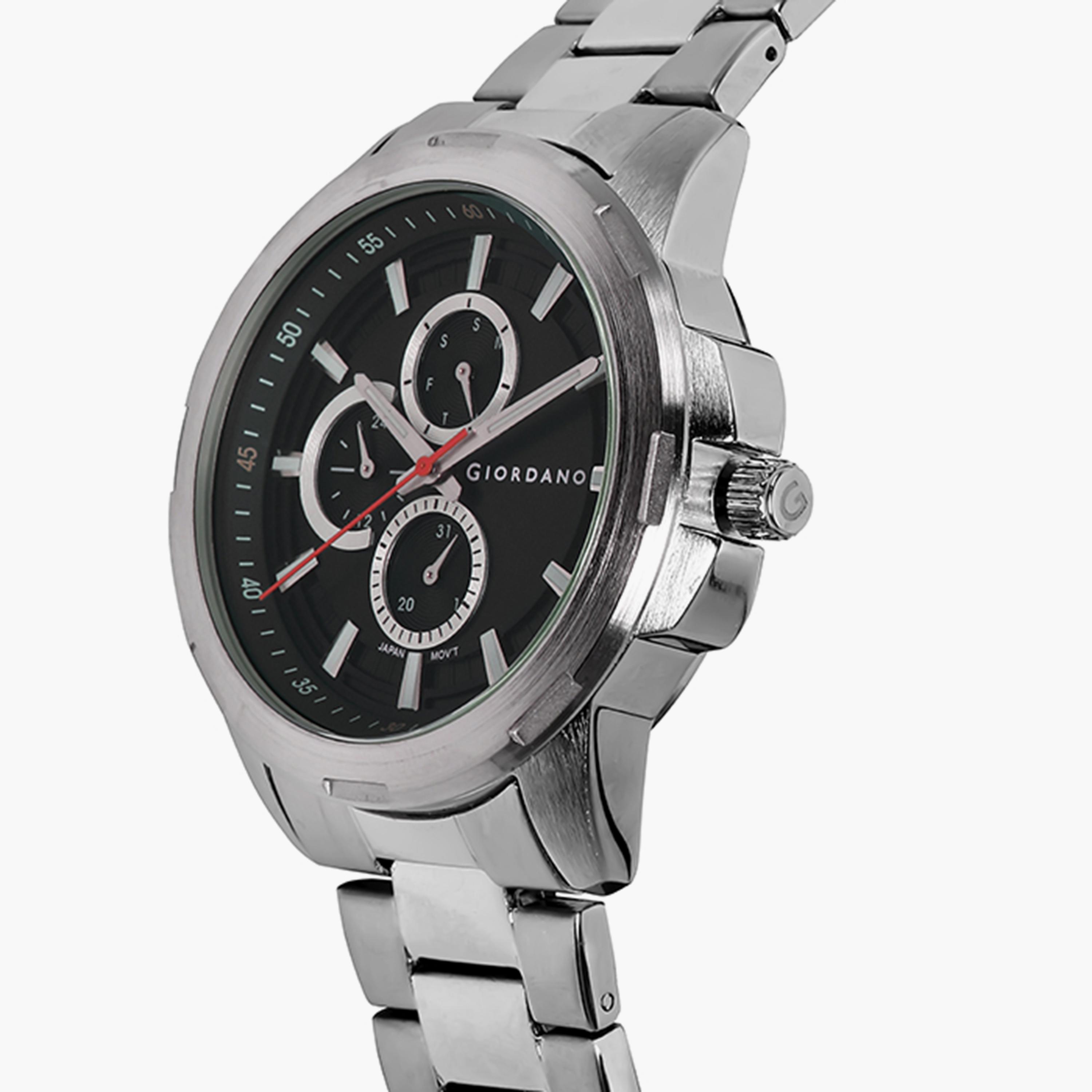 ساعة جيوردانو للرجال بسوار من الستانلس ستيل باللون الفضي | جي دي-1179-11-مب-men-watchesandjewellery-watches-image-2