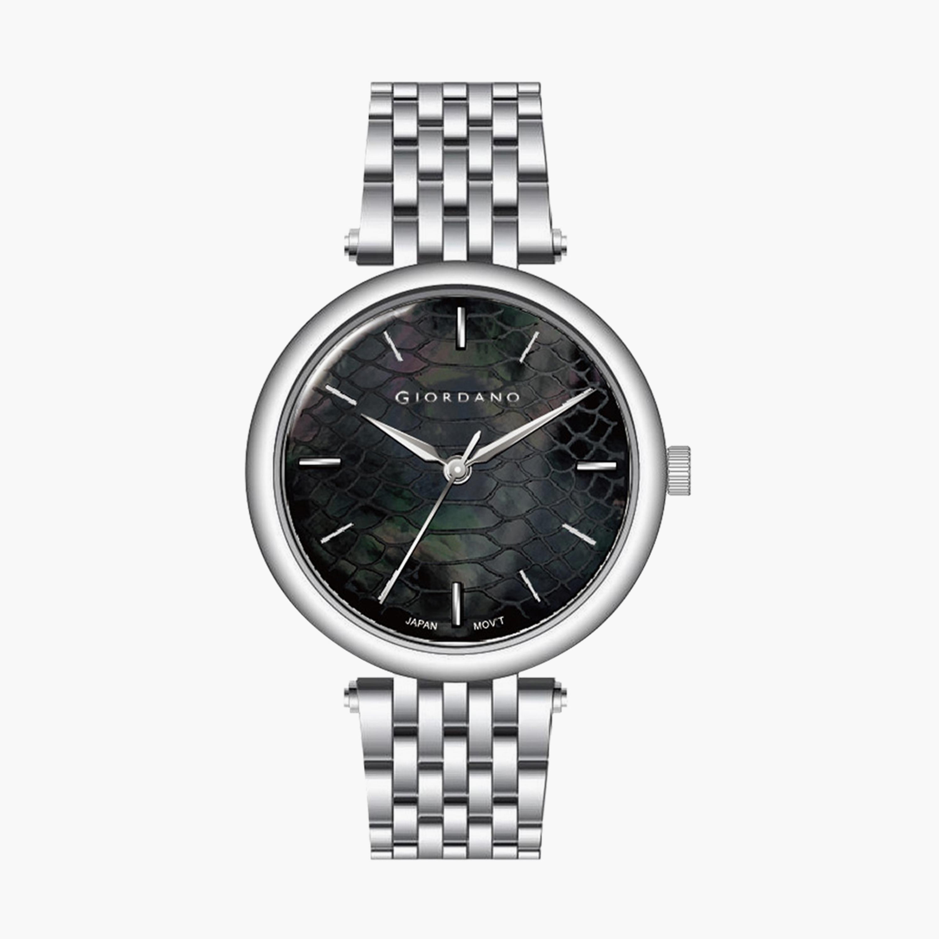 ساعة جيوردانو فضية أنالوج بسوار ستانلس ستيل | جي دي-2171-22-مب-women-watchesandjewellery-watches-image-1