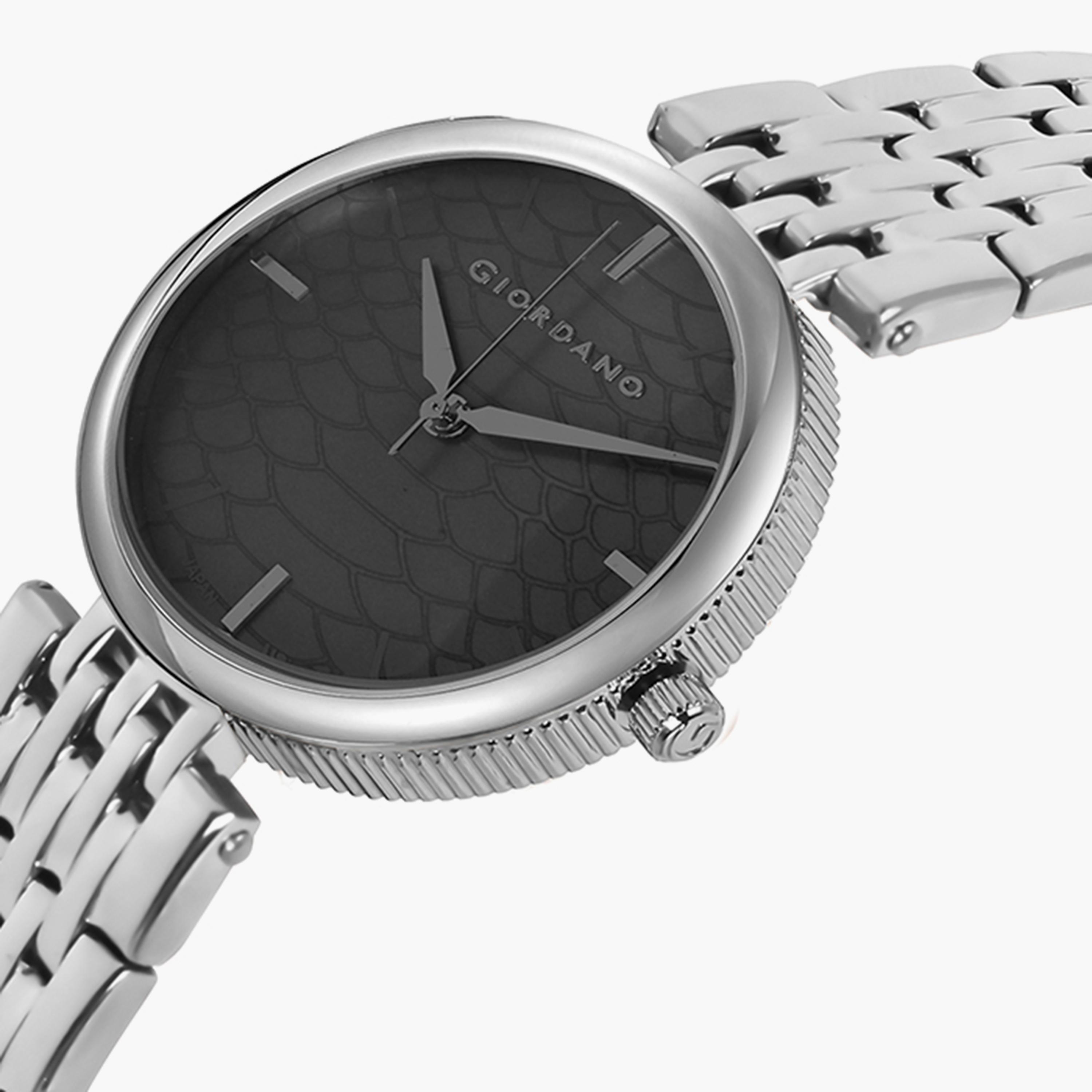 ساعة جيوردانو فضية أنالوج بسوار ستانلس ستيل | جي دي-2171-22-مب-women-watchesandjewellery-watches-image-2