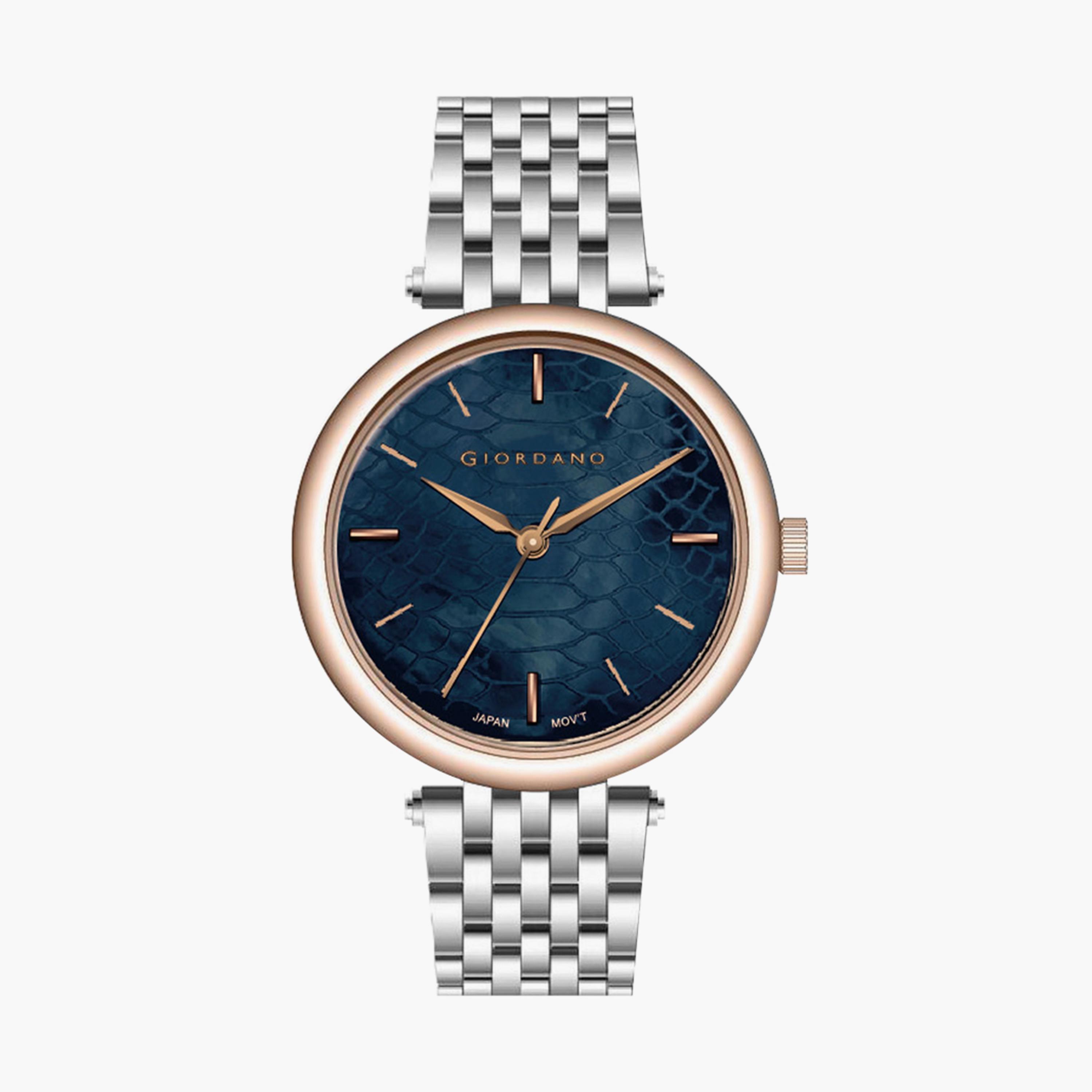 ساعة جيوردانو فضية أنالوج بسوار ستانلس ستيل | جي دي-2171-44-مب-women-watchesandjewellery-watches-image-1