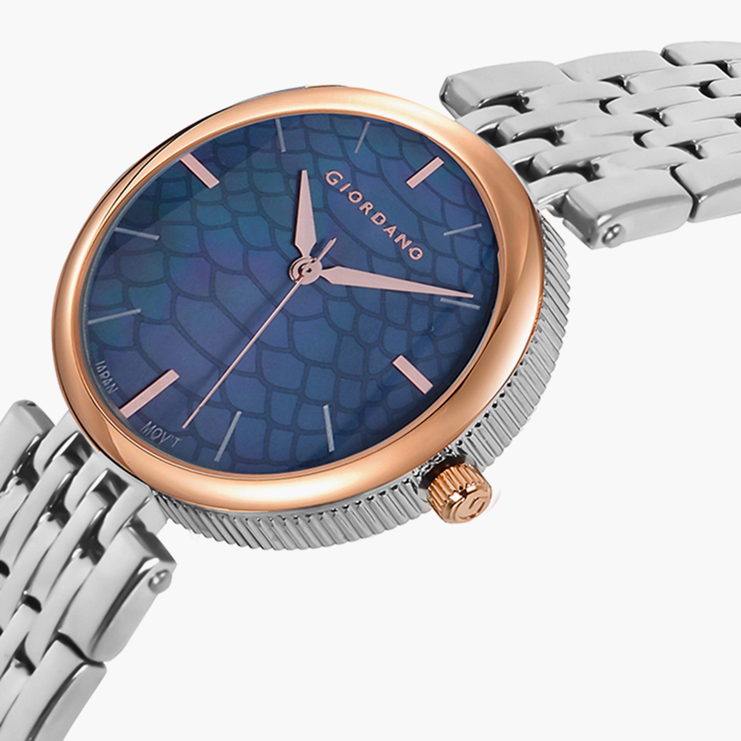 ساعة جيوردانو فضية أنالوج بسوار ستانلس ستيل | جي دي-2171-44-مب-women-watchesandjewellery-watches-image-2