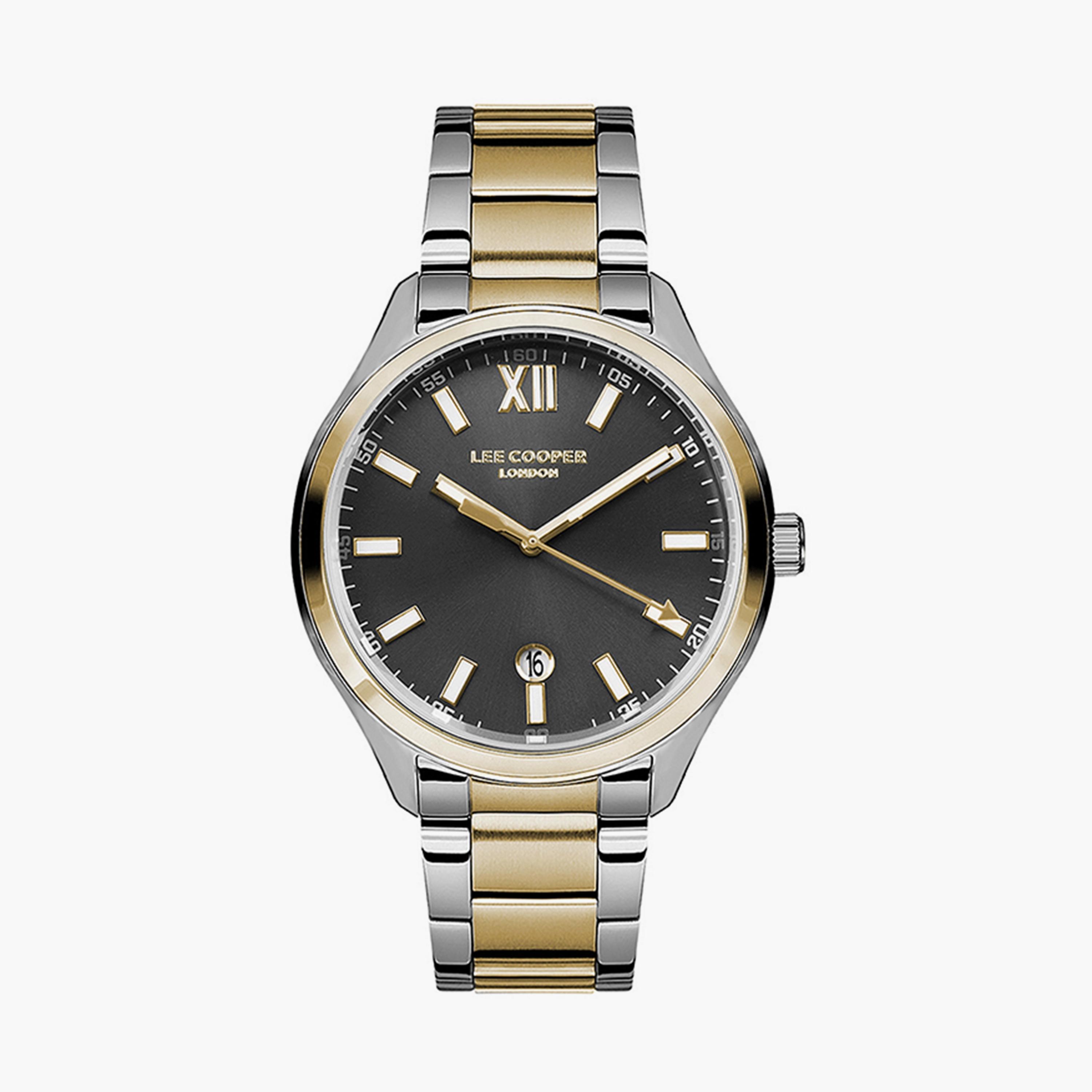 Lee Cooper Set of 2 Unisex Silver & Gold Analog Stainless Steel Strap Watch-men-watchesandjewellery-watches-image-2