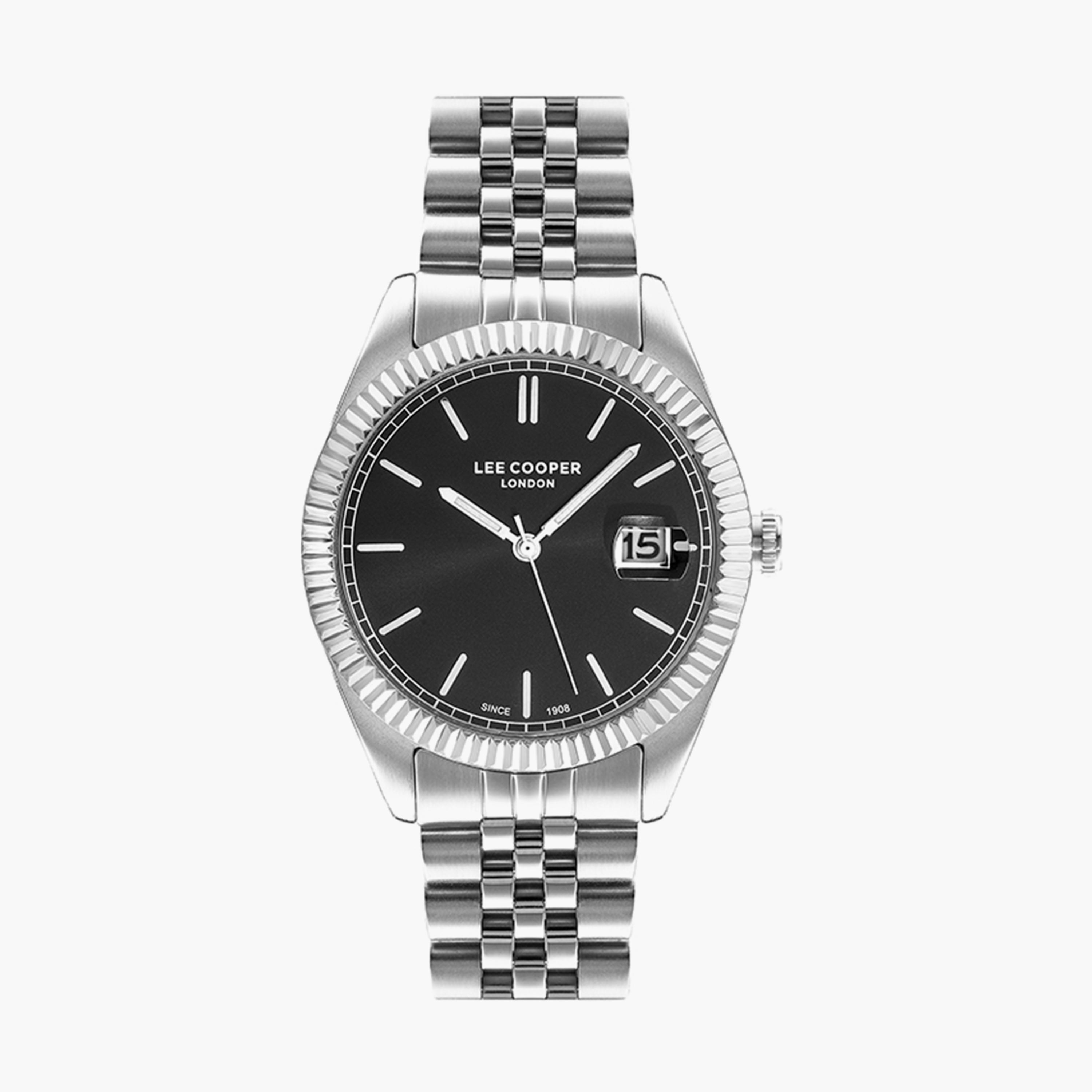Lee Cooper Set of 2 Unisex Silver Analog Stainless Steel Strap Watch-men-watchesandjewellery-watches-image-2