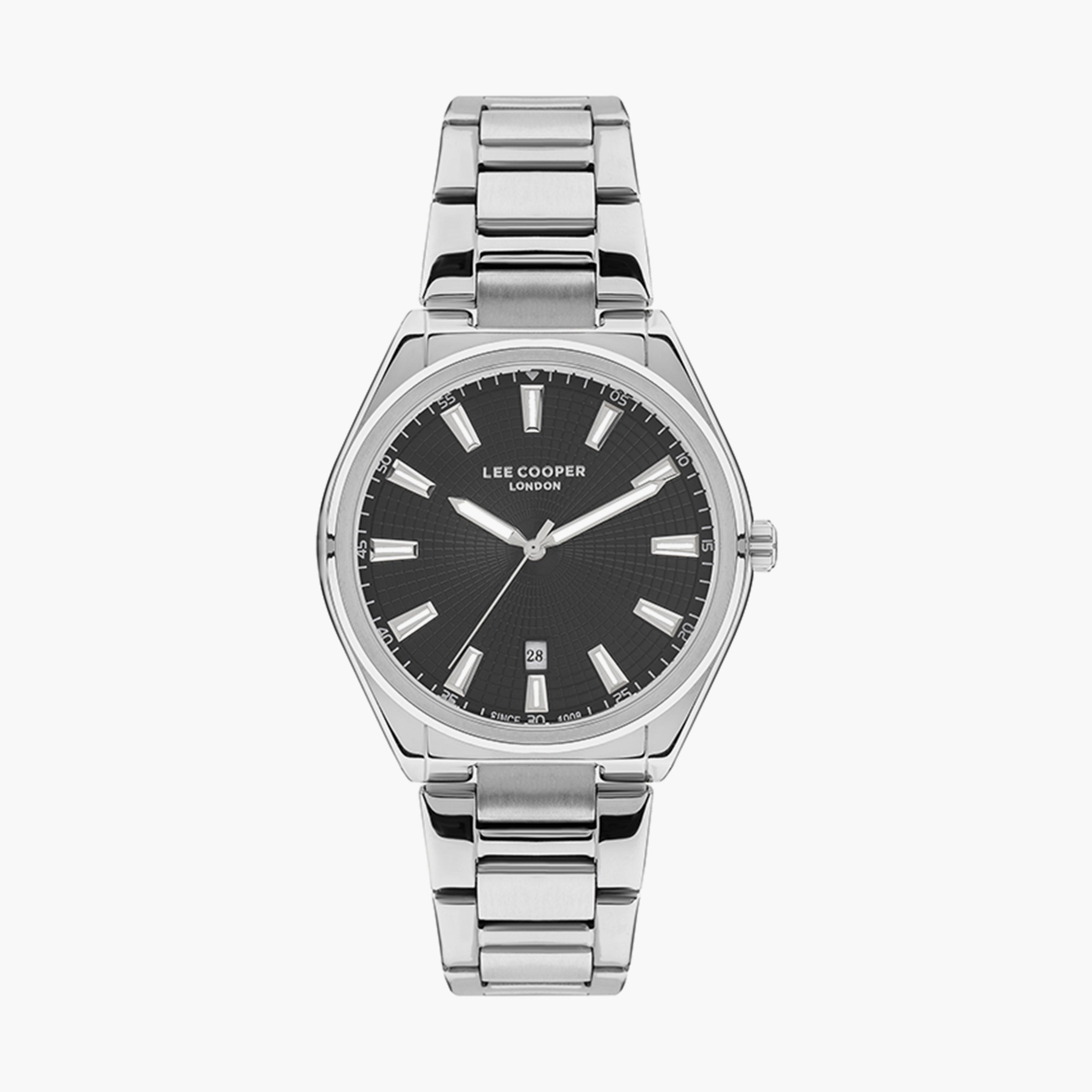 Lee Cooper Set of 2 Unisex Silver Analog Stainless Steel Strap Watch-men-watchesandjewellery-watches-image-3
