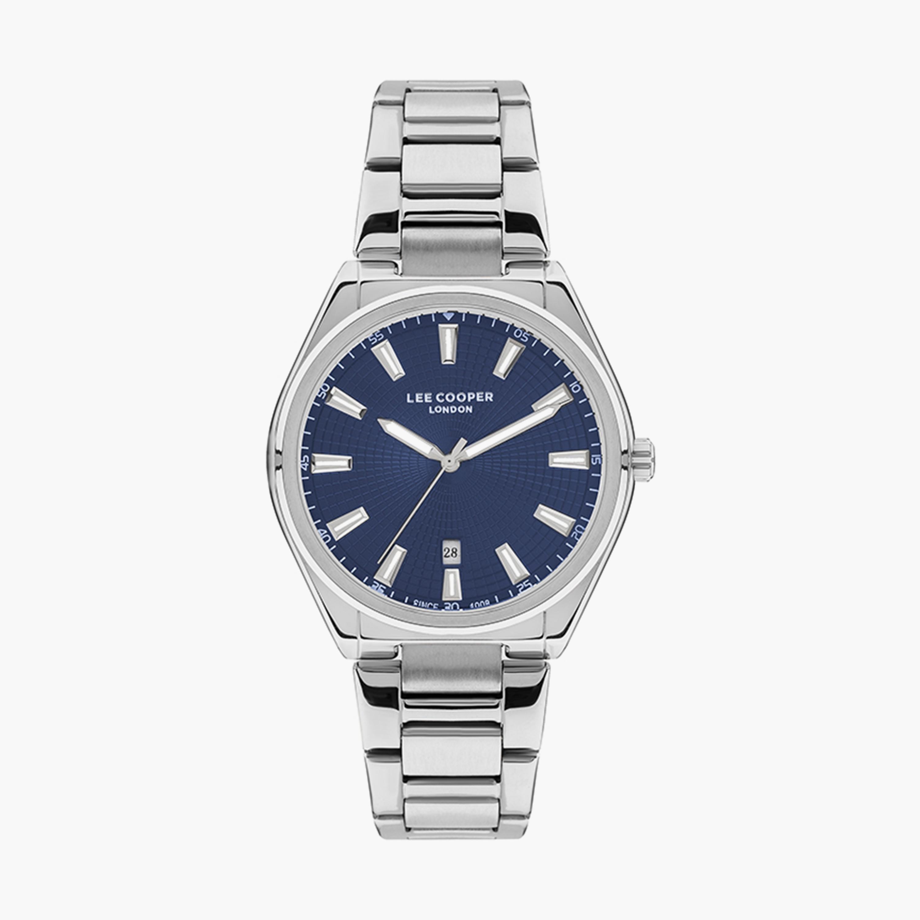 Lee Cooper Set of 2 Unisex Silver Analog Stainless Steel Strap Watch-men-watchesandjewellery-watches-image-3