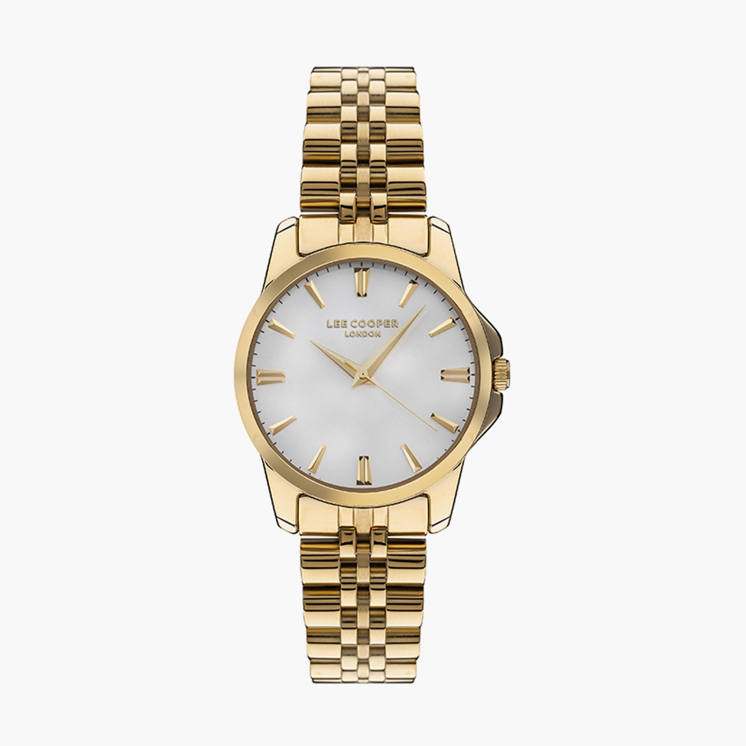 Lee Cooper Set of 2 Unisex Gold Analog Stainless Steel Strap Watch-men-watchesandjewellery-watches-image-3