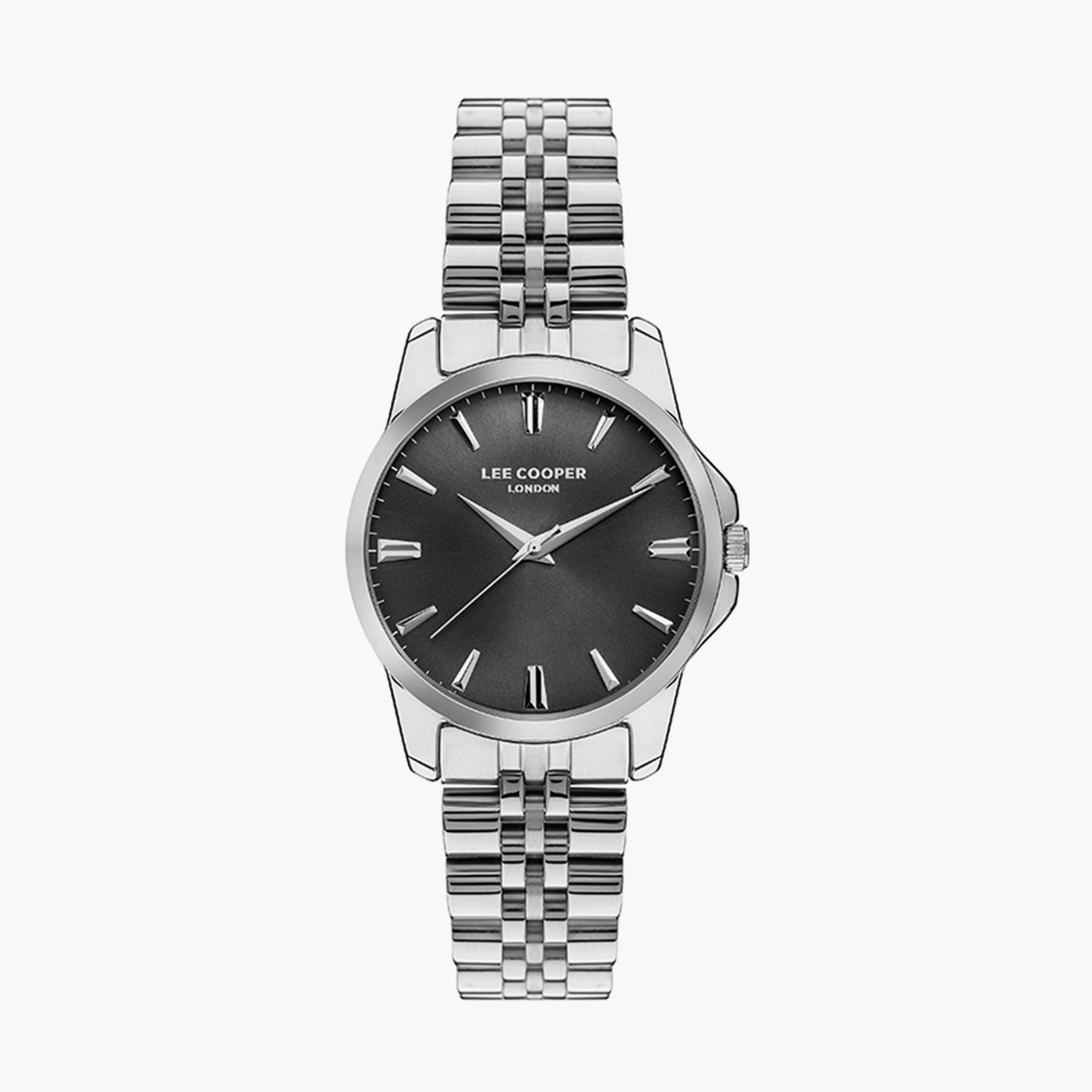 Lee Cooper Set of 2 Unisex Silver Analog Stainless Steel Strap Watch-men-watchesandjewellery-watches-image-3