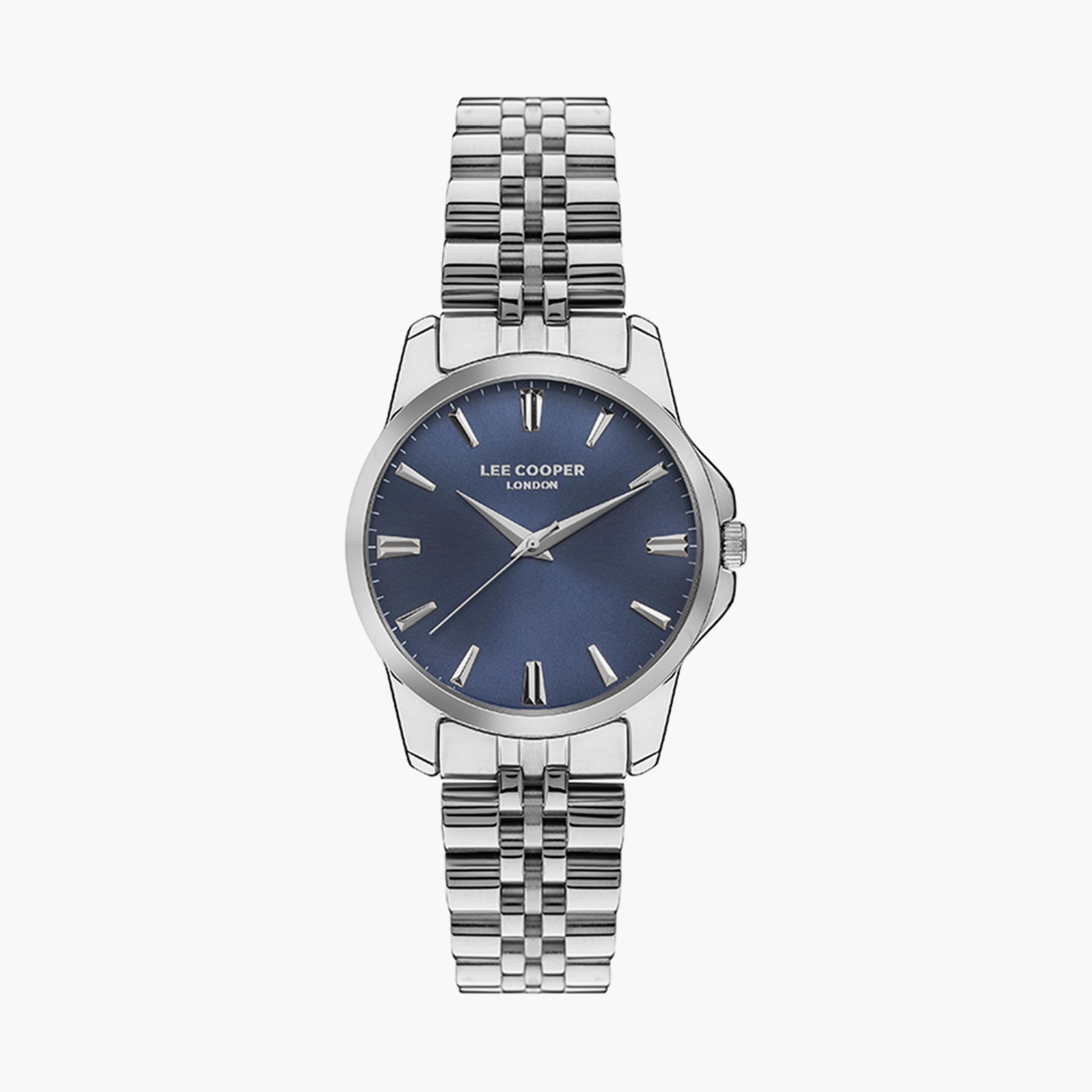  طقم من 2 ساعة من لي كوبر للجنسين ذو أنالوج فضي بسوار ستانلس ستيل-men-watchesandjewellery-watches-image-3