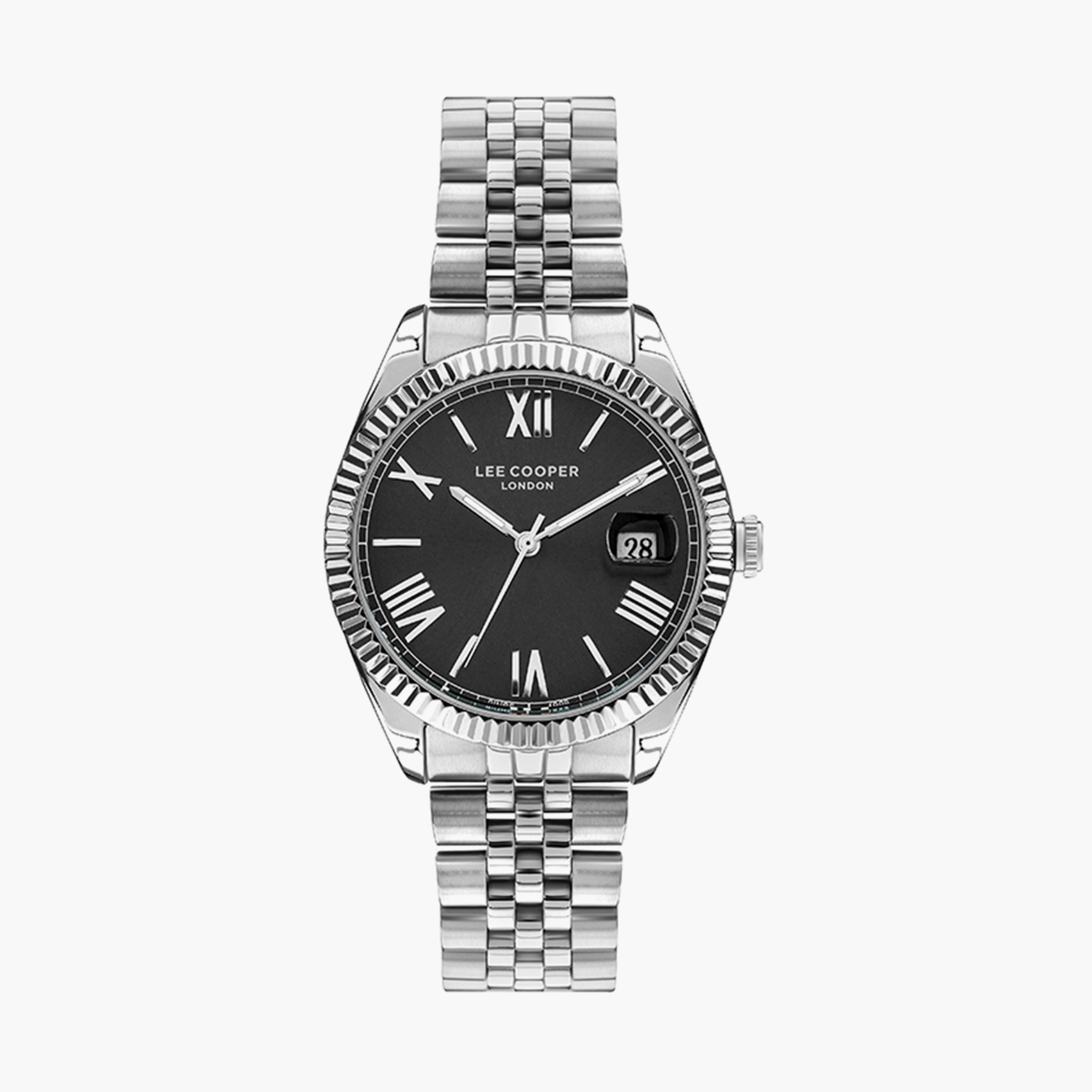 Lee Cooper Set of 2 Unisex Silver Analog Stainless Steel Strap Watch-men-watchesandjewellery-watches-image-2