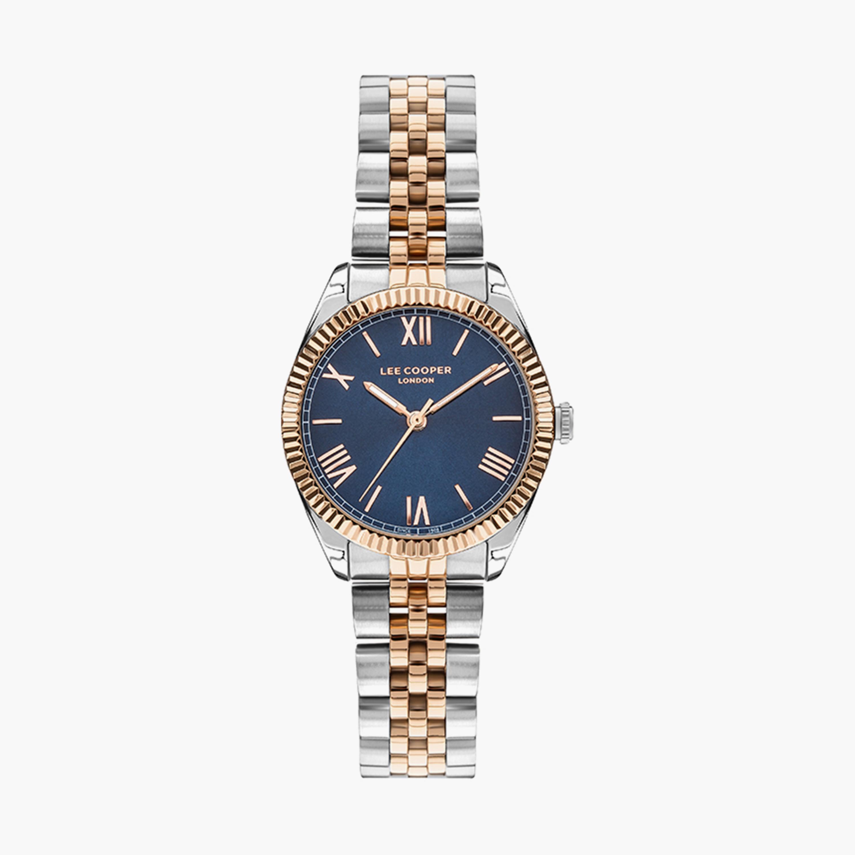  طقم من 2 ساعة من لي كوبر للجنسين ذو أنالوج فضي بسوار ستانلس ستيل-men-watchesandjewellery-watches-image-3