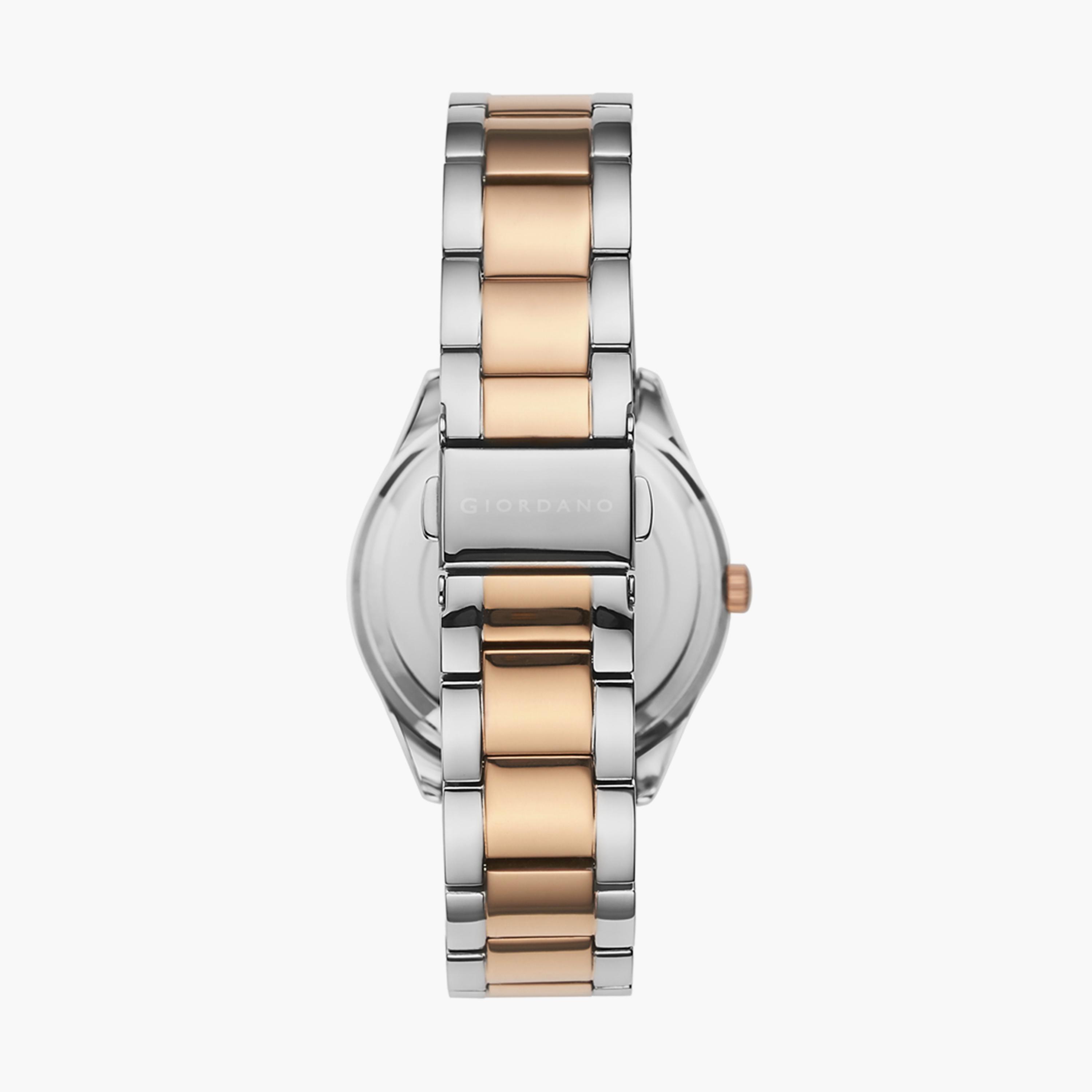  2911-DD-MP | ساعة جيوردانو للنساء ذات أنالوج فضي وذهبي وردي بسوار من ستانلس ستيل-women-watchesandjewellery-watches-image-3