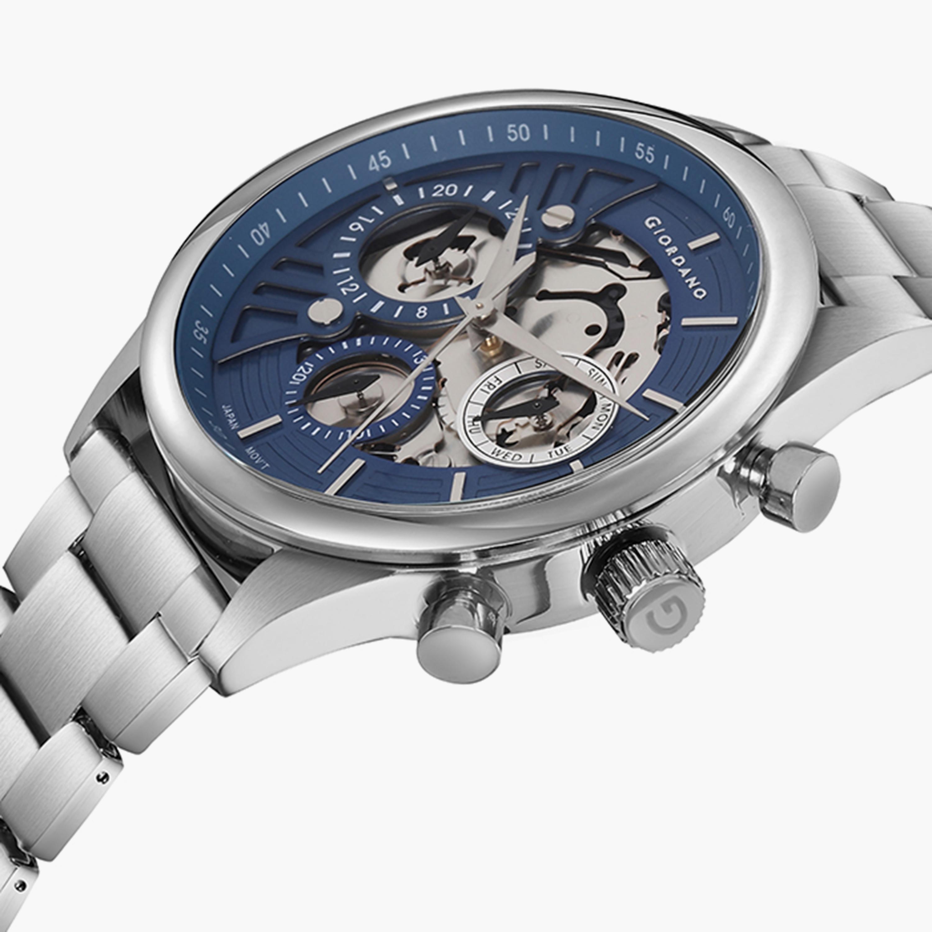  GD-1176-22-MP | ساعة جيوردانو للرجال ذات كرونوغراف فضية بسوار ستانلس ستيل-men-watchesandjewellery-watches-image-2