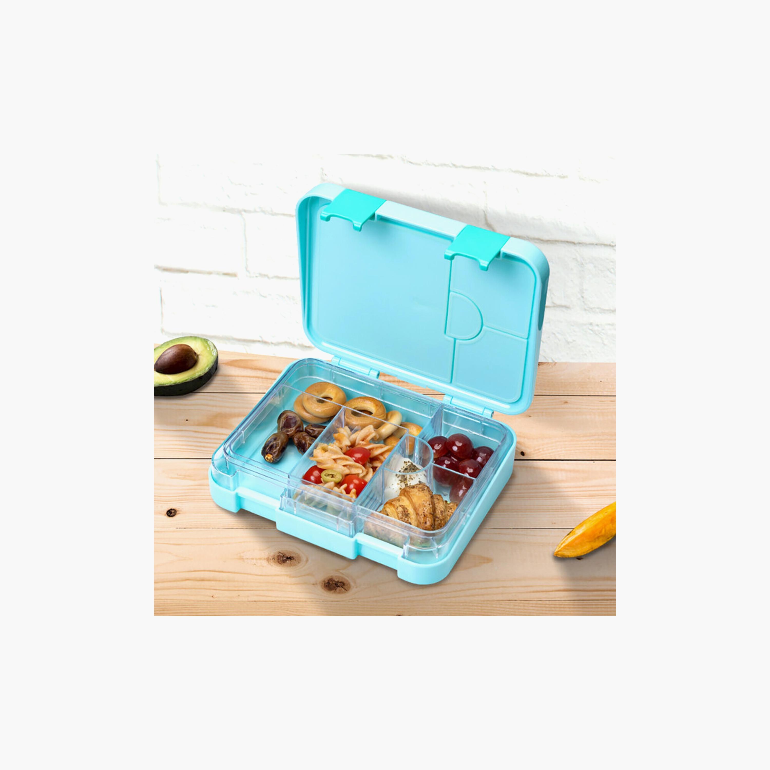 Eazy Kids 6 & 4 Convertible Bento Lunch Box with Sandwich Cutter Set - Unicorn Pattern-school-lunchessentials-lunchboxes-image-5