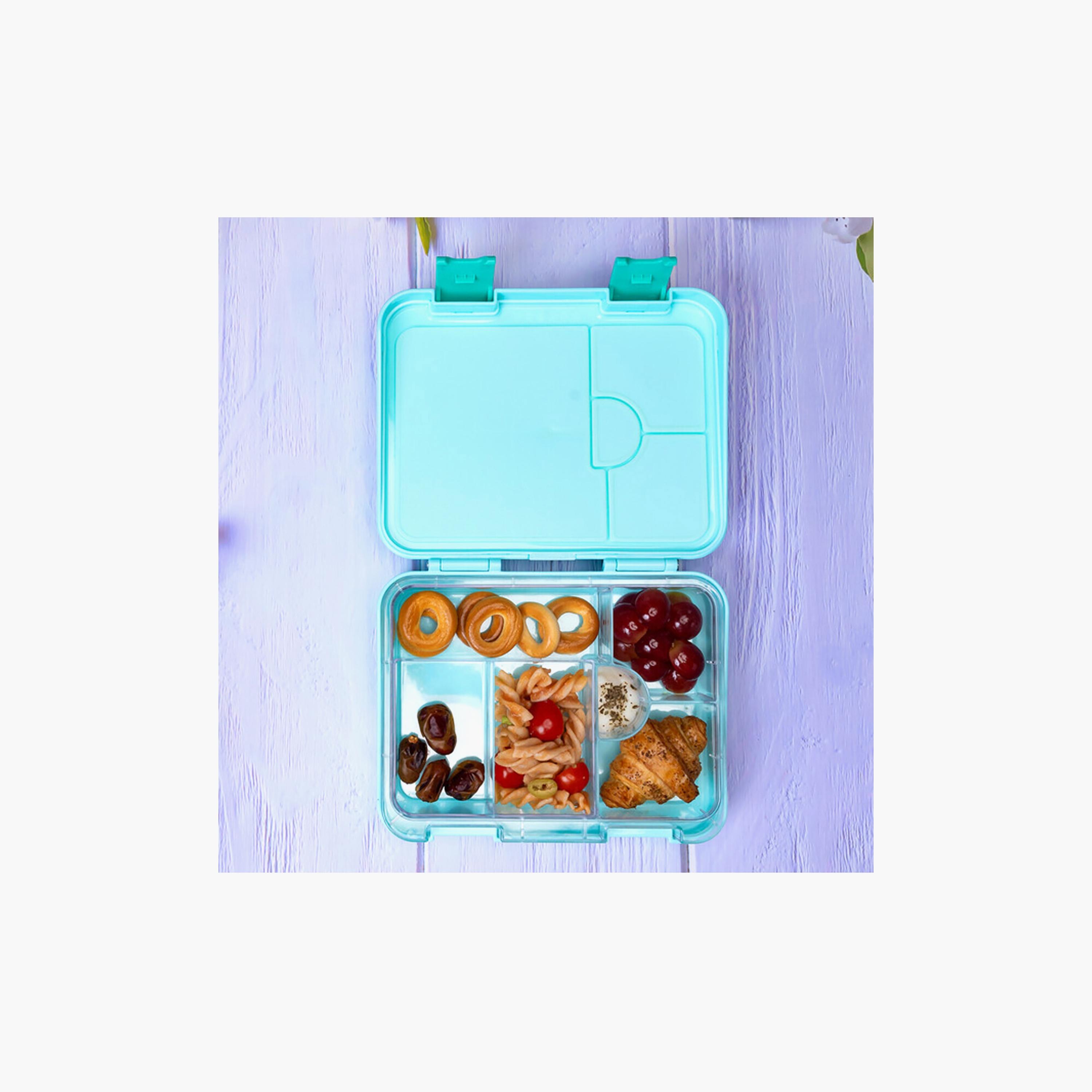 Eazy Kids 6 & 4 Convertible Bento Lunch Box with Sandwich Cutter Set - Unicorn Pattern-school-lunchessentials-lunchboxes-image-6
