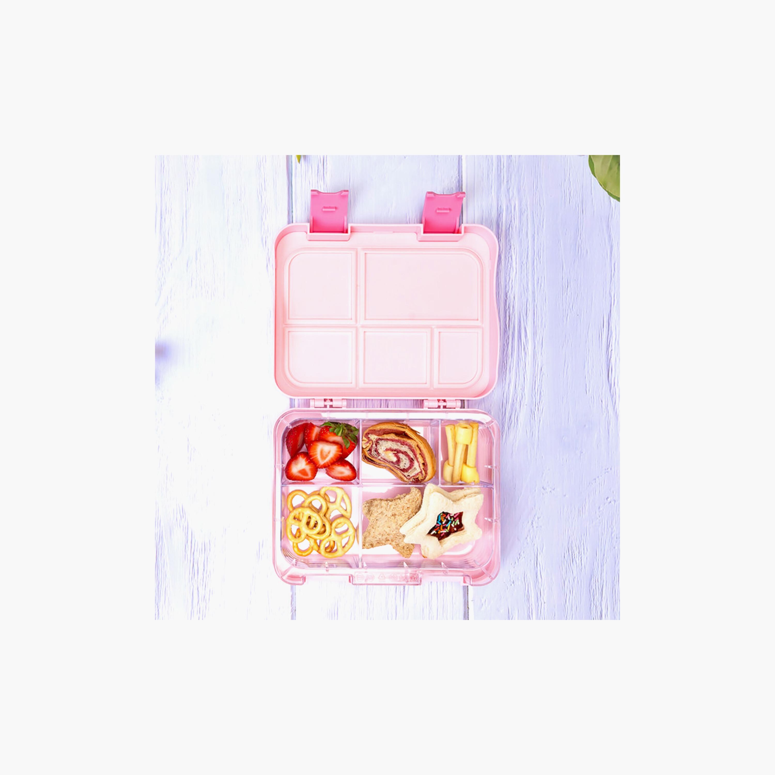 Eazy Kids 5 & 4 Convertible Bento Lunch Box with Sandwich Cutter Set - Gamer Girl-school-lunchessentials-lunchboxes-image-4