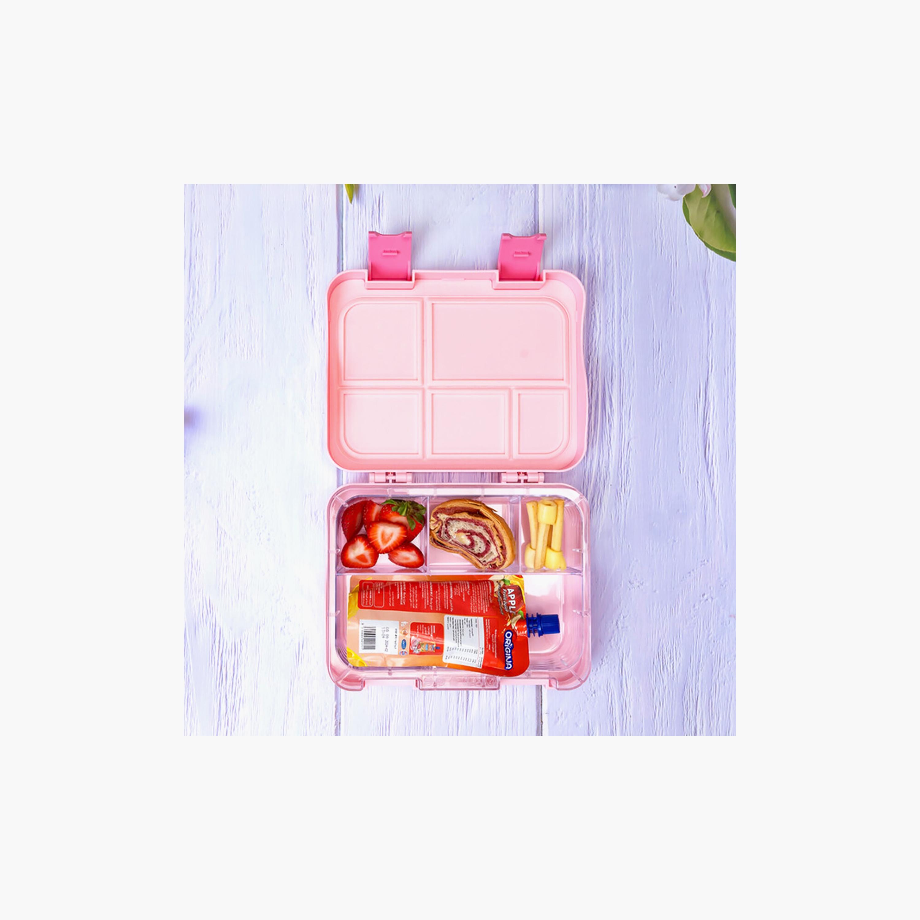 Eazy Kids 5 & 4 Convertible Bento Lunch Box with Sandwich Cutter Set - Gamer Girl-school-lunchessentials-lunchboxes-image-5