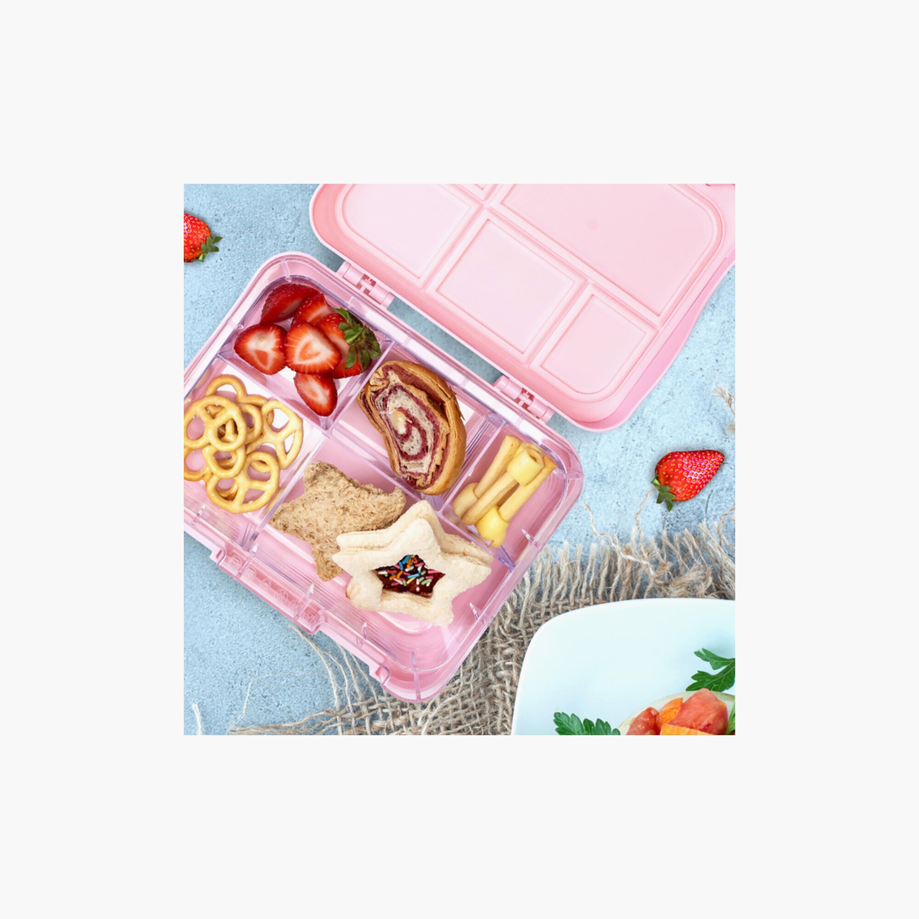 Eazy Kids 5 & 4 Convertible Bento Lunch Box with Sandwich Cutter Set - Gamer Girl-school-lunchessentials-lunchboxes-image-6
