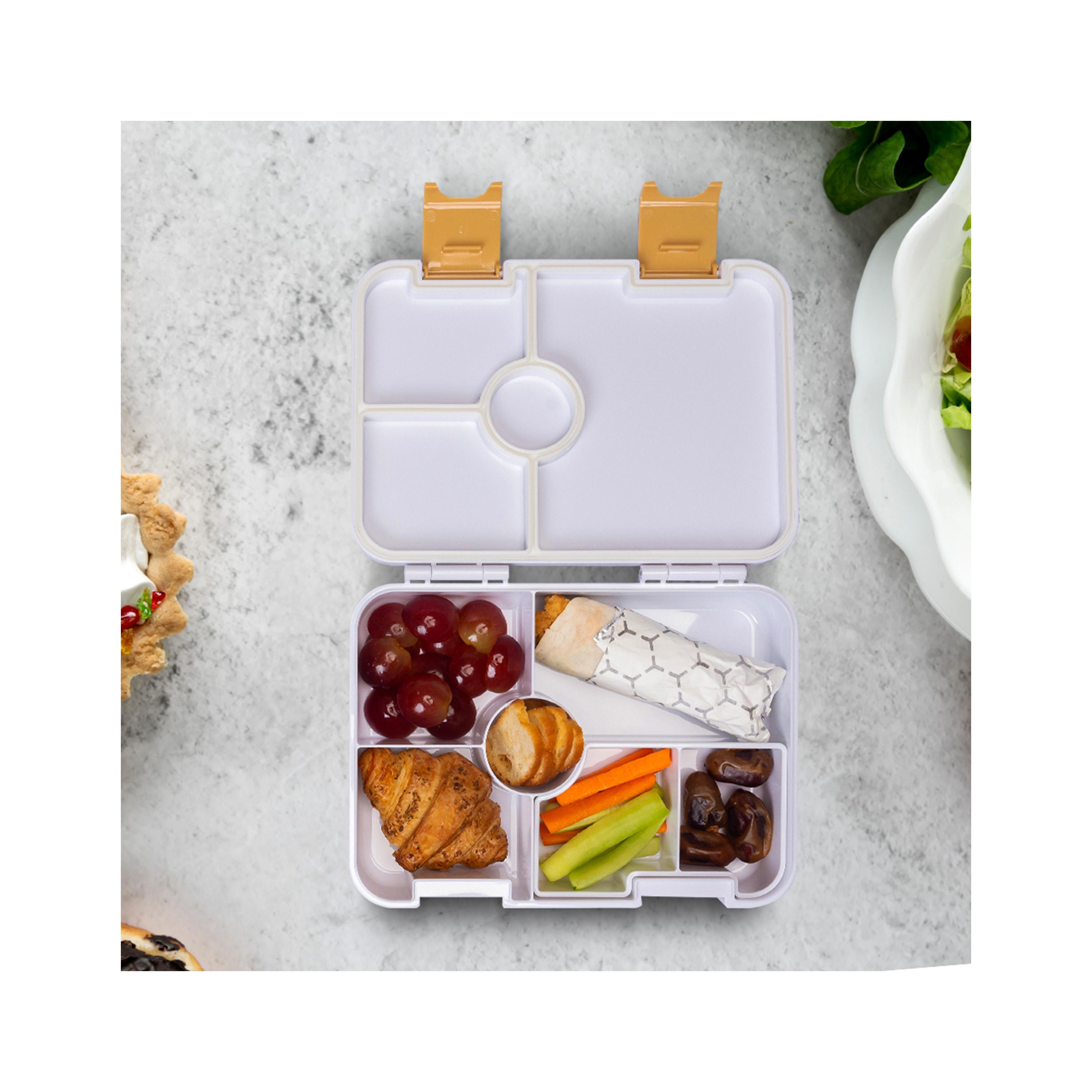 Eazy Kids 6 & 4 Convertible Bento Lunch Box With Sandwich Cutter Set, Avocado-school-lunchessentials-lunchboxes-image-4