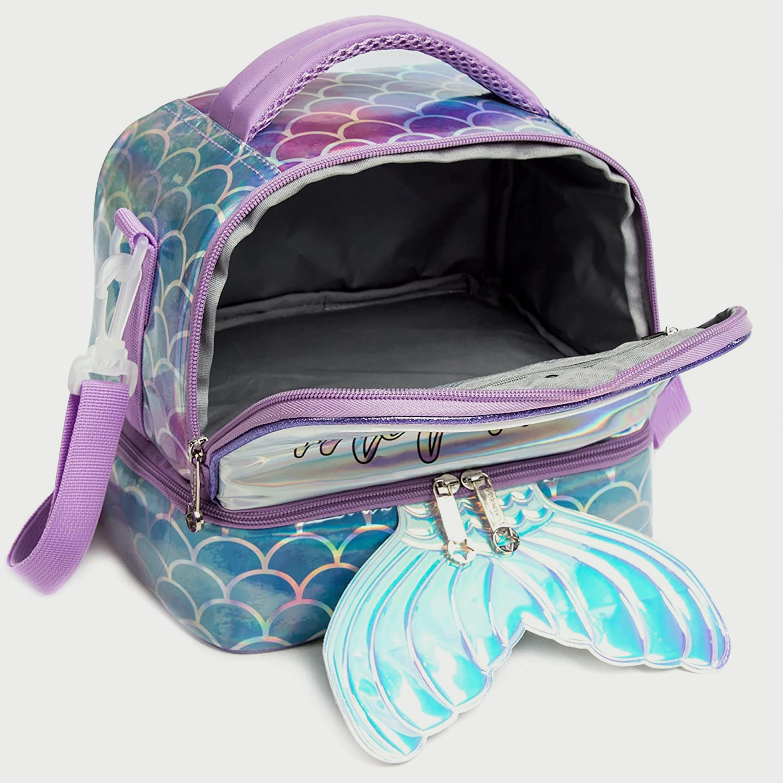 Eazy Kids Lunch Bag, Mermaid Purple-school-lunchessentials-lunchbags-image-2